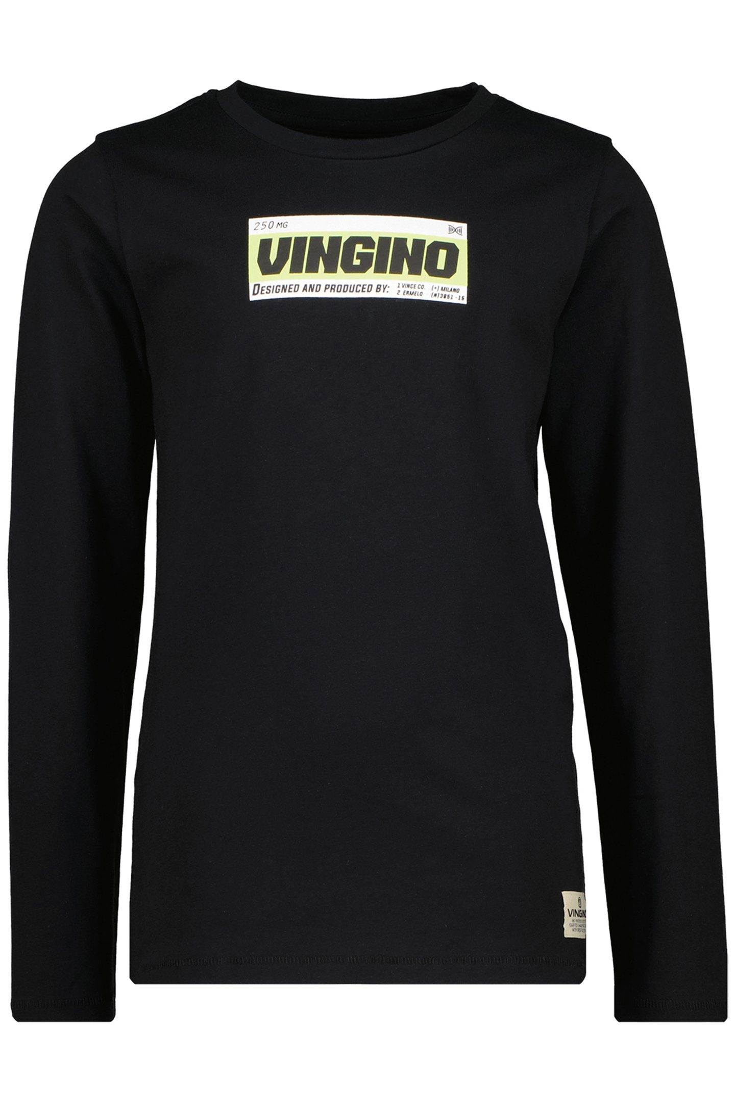 BOY'S JIS T-SHIRT DEEP BLACK 1