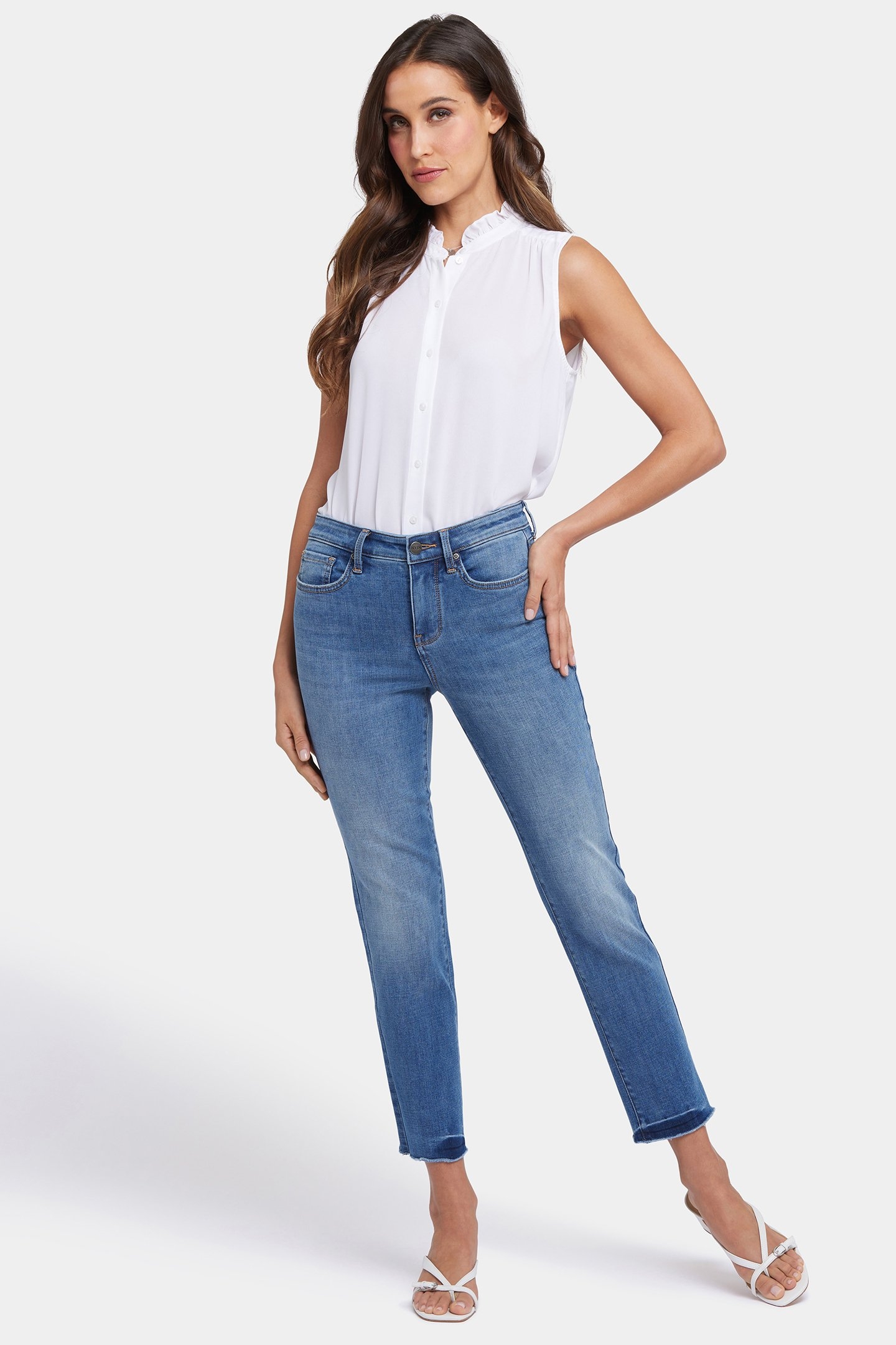 SHERI ANKLE FRAY HEM BILBAO CREST 4