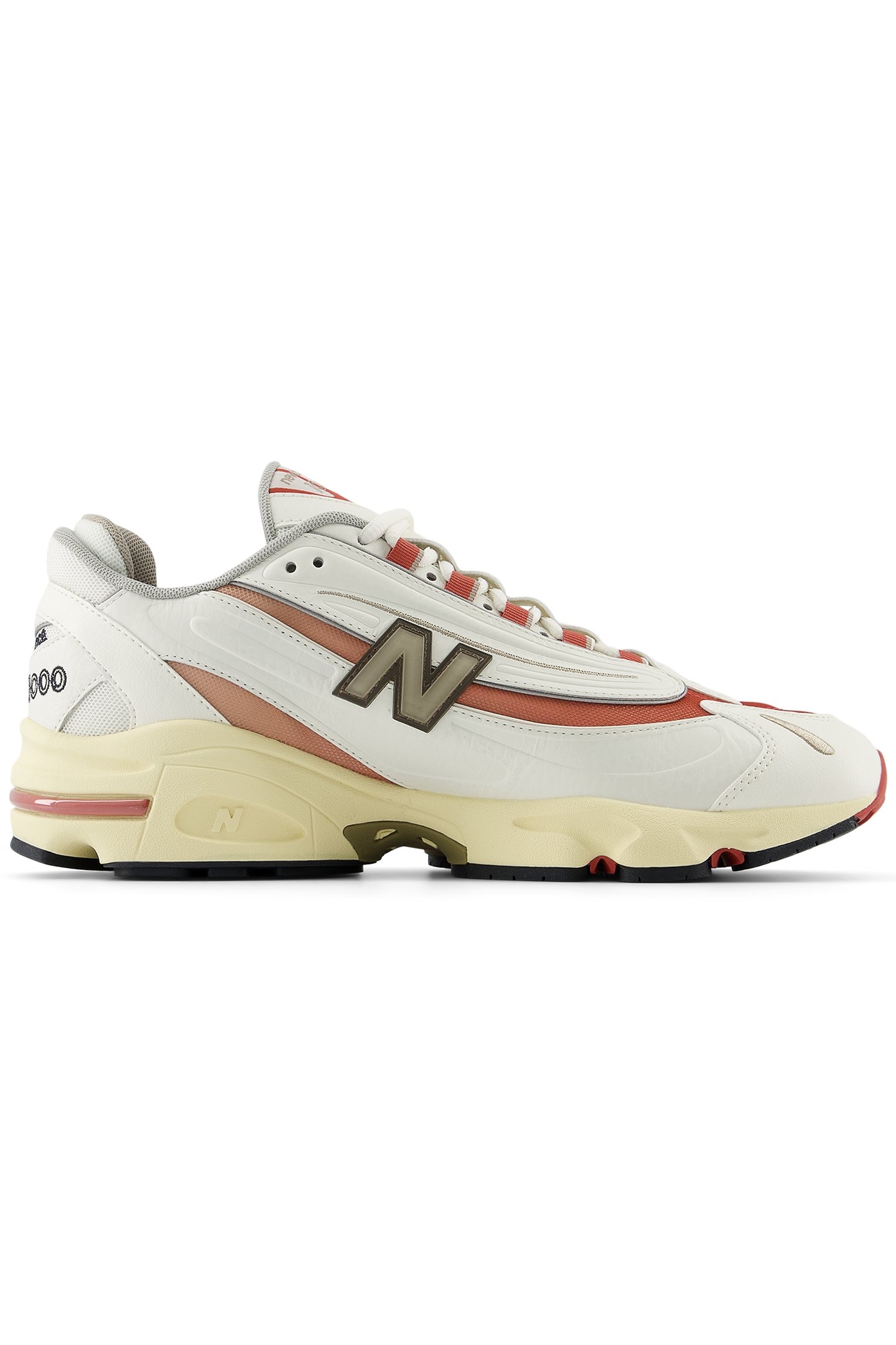 M1000CB SNEAKERS IN WHITE & ORANGE 1