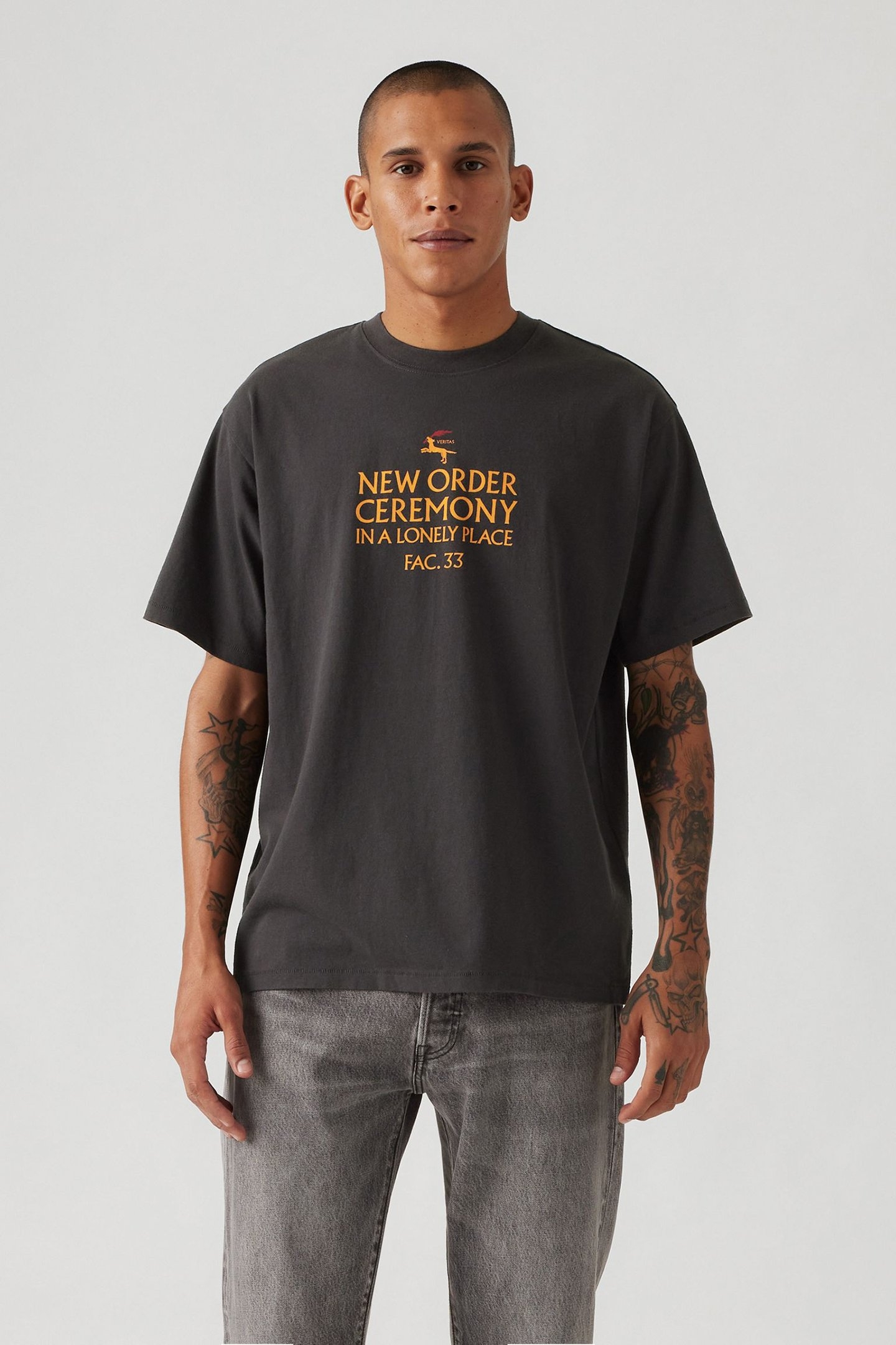 BAND TEE NEW ORDER CEREMONY CAVIAR GRAPH 1