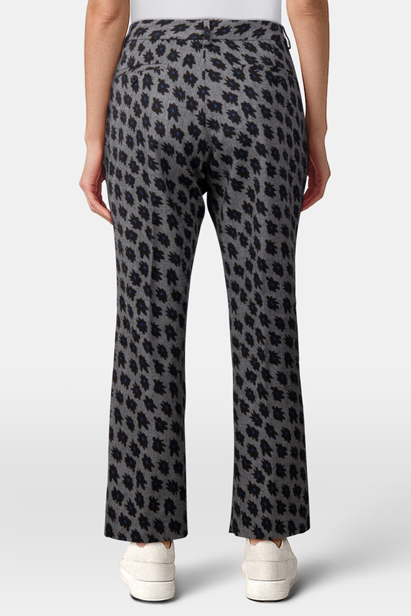 WOMENS TROUSERS BLACK MELANGE 2