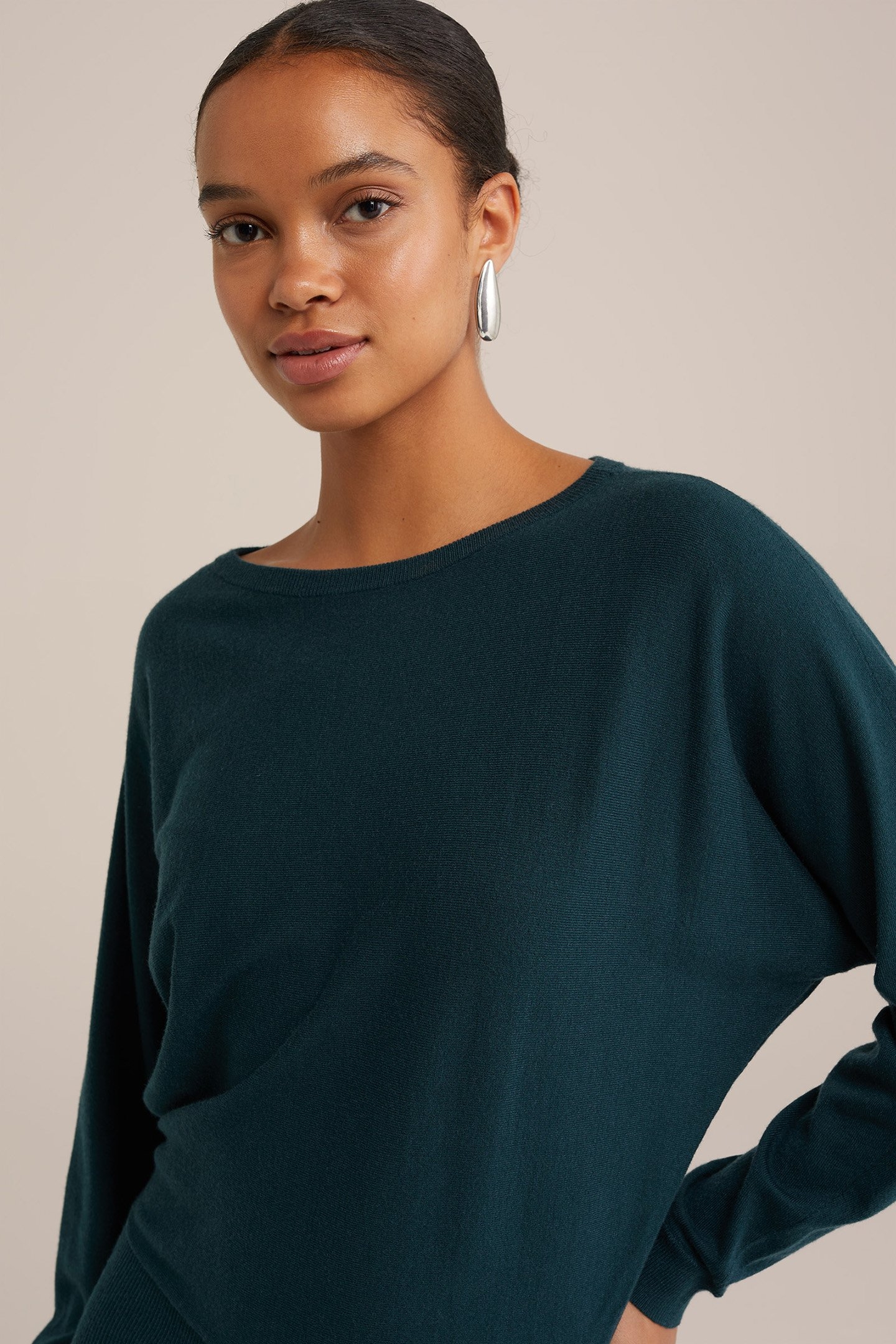 DRESS MID LENGTH GREEN BLUE 5