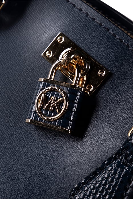 SMALL SATCHEL BAG IN NAVY 5