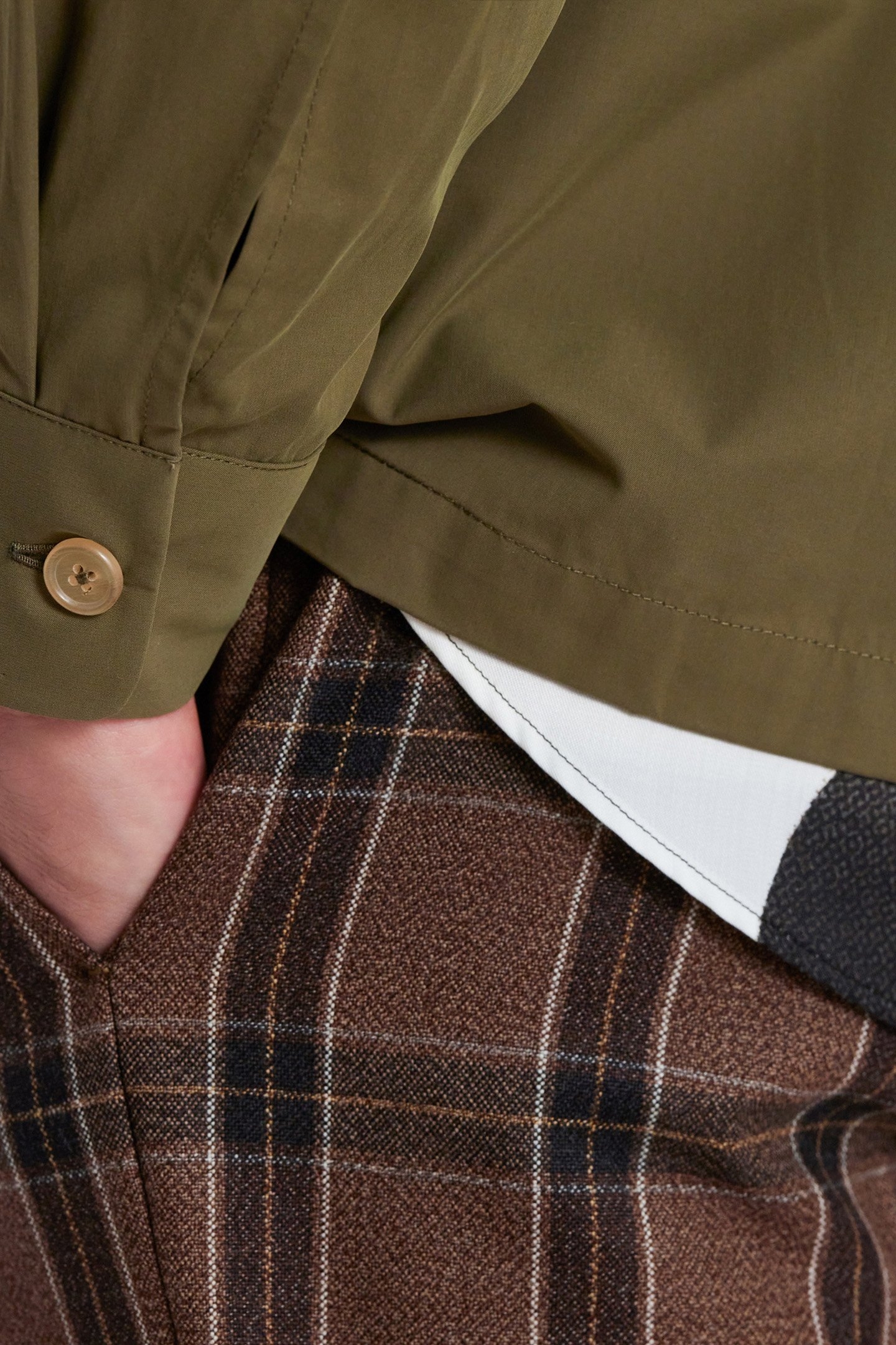 CASUAL FIT SHIRT MILITARY GREEN 8