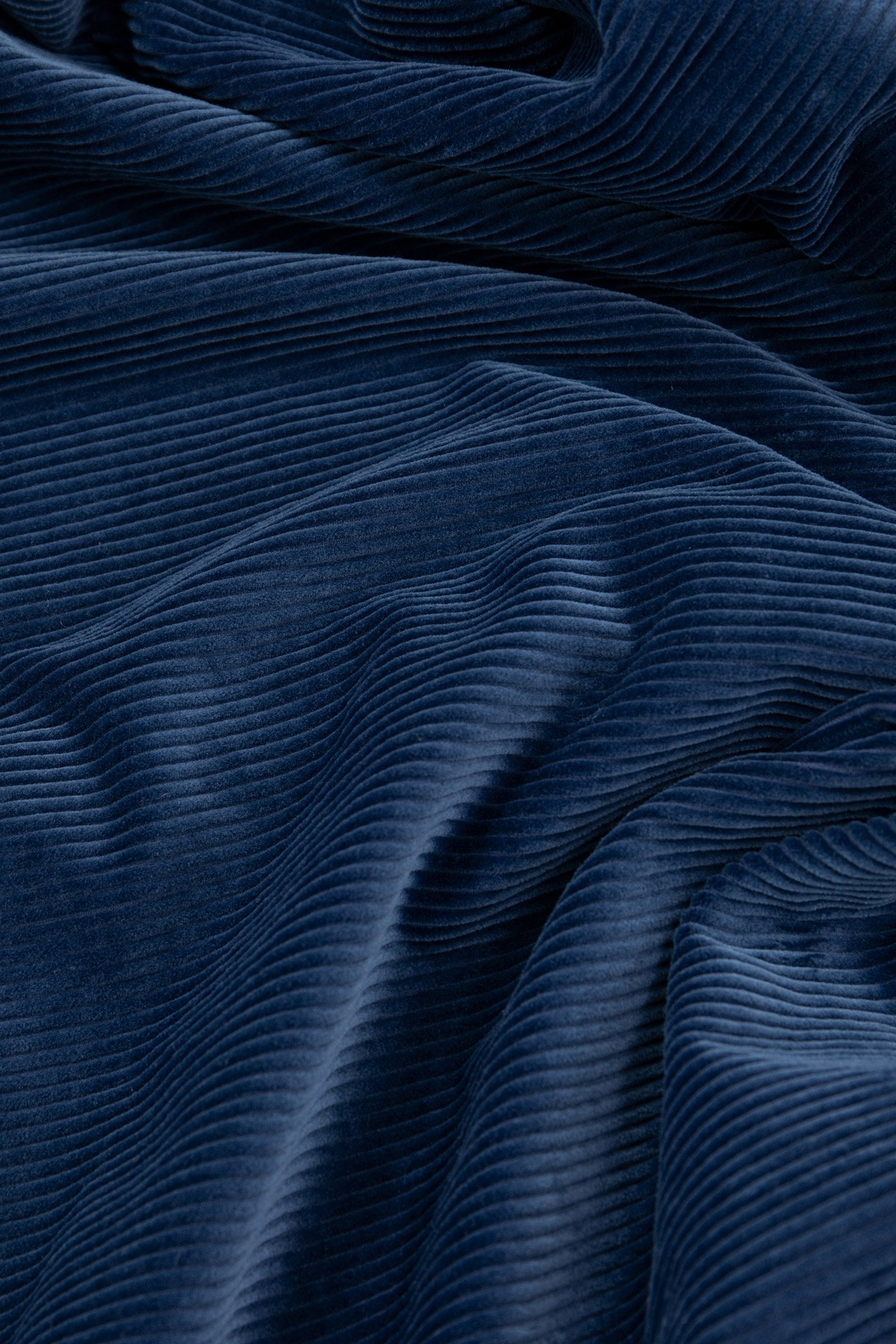 REGULAR COBALT CORDUROY OVERSHIRT 8