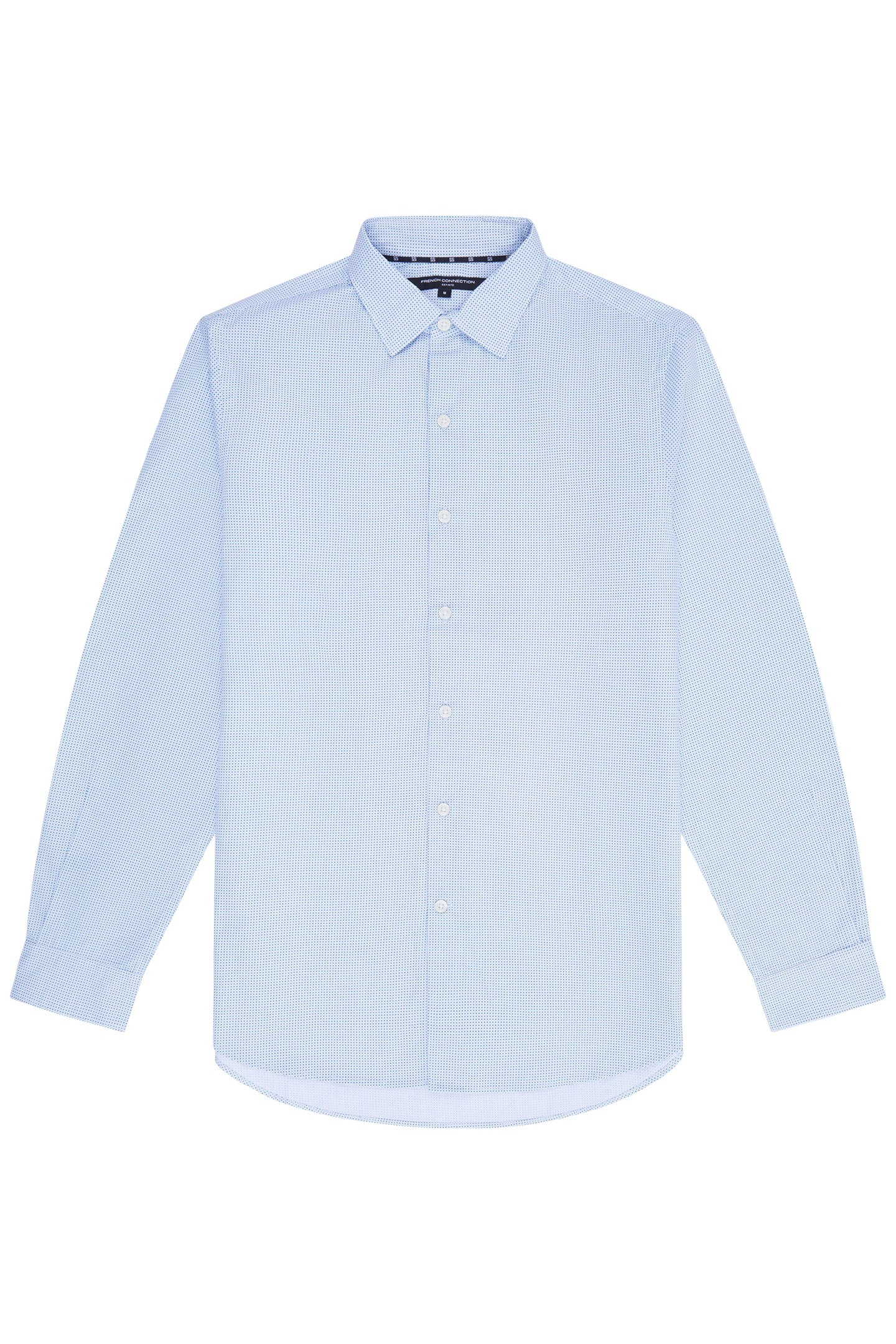 REGULAR FIT/CLASSIC COLLAR BLUE DOT 4