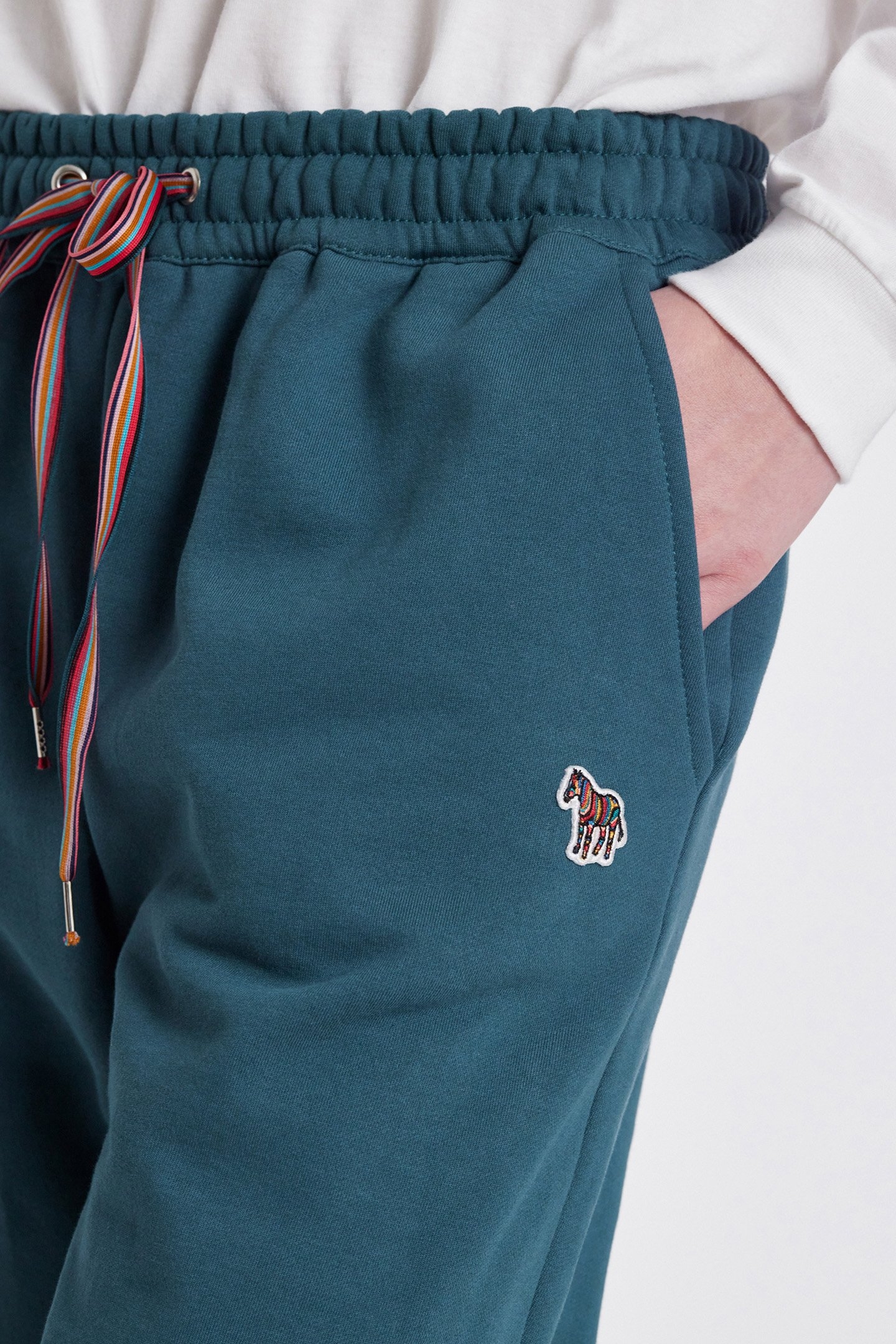 WOMENS ZEBRA SWEATPANTS INDIGO 5