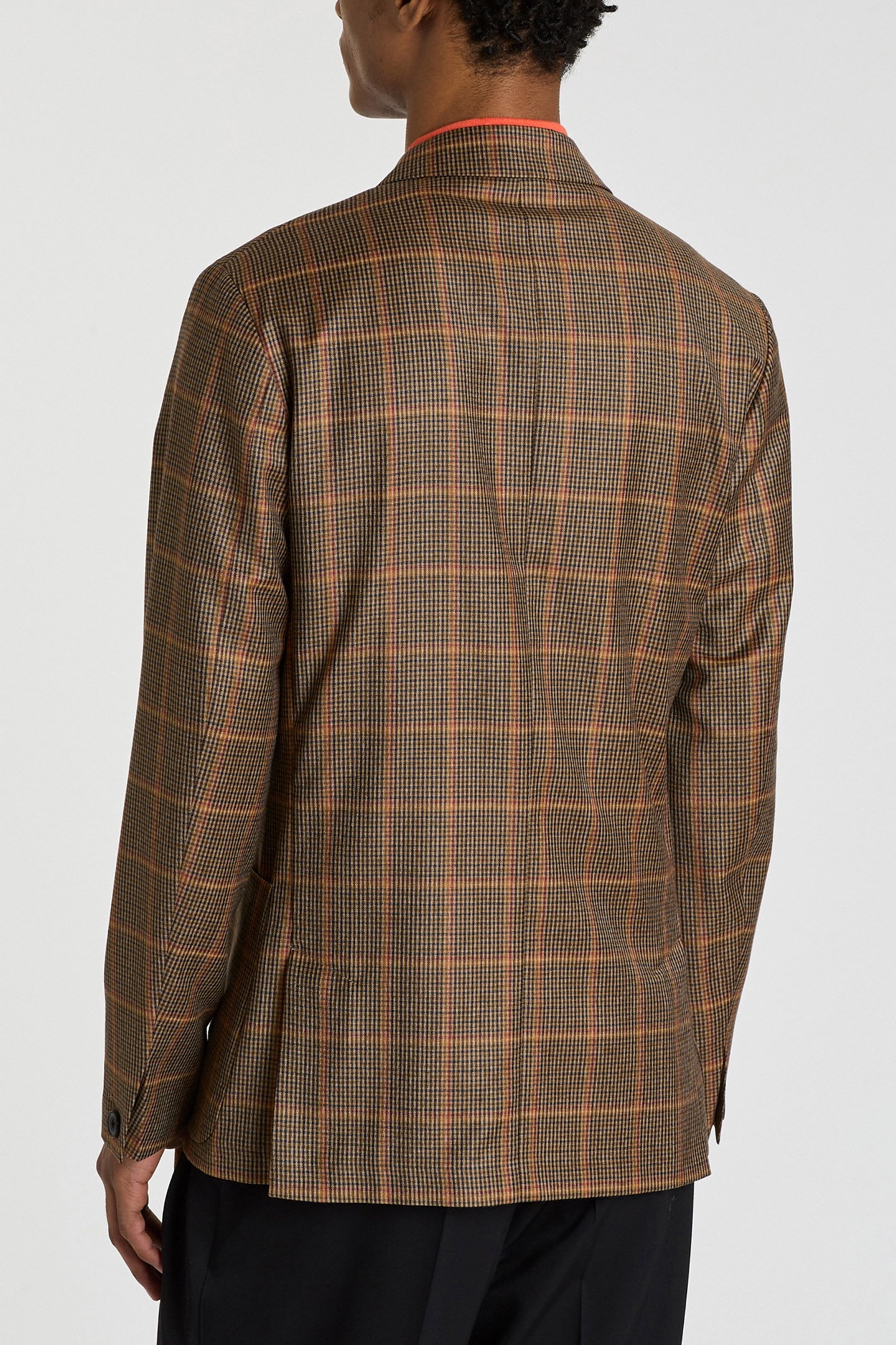 GENTS DB PATCH POCKET JACKET TAN 2