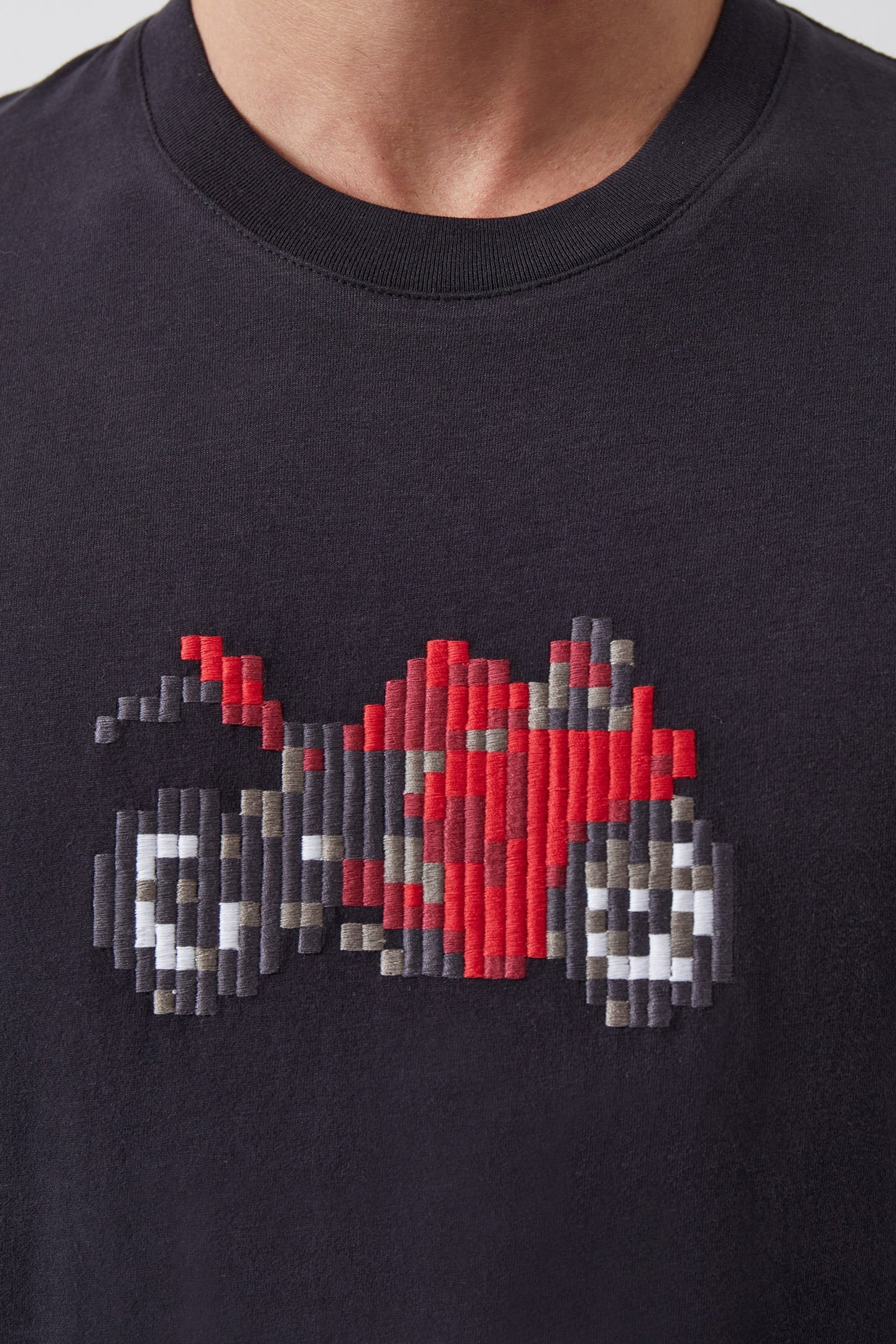 PIXEL MOTORBIKE T-SHIRT BLACK ONYX 4