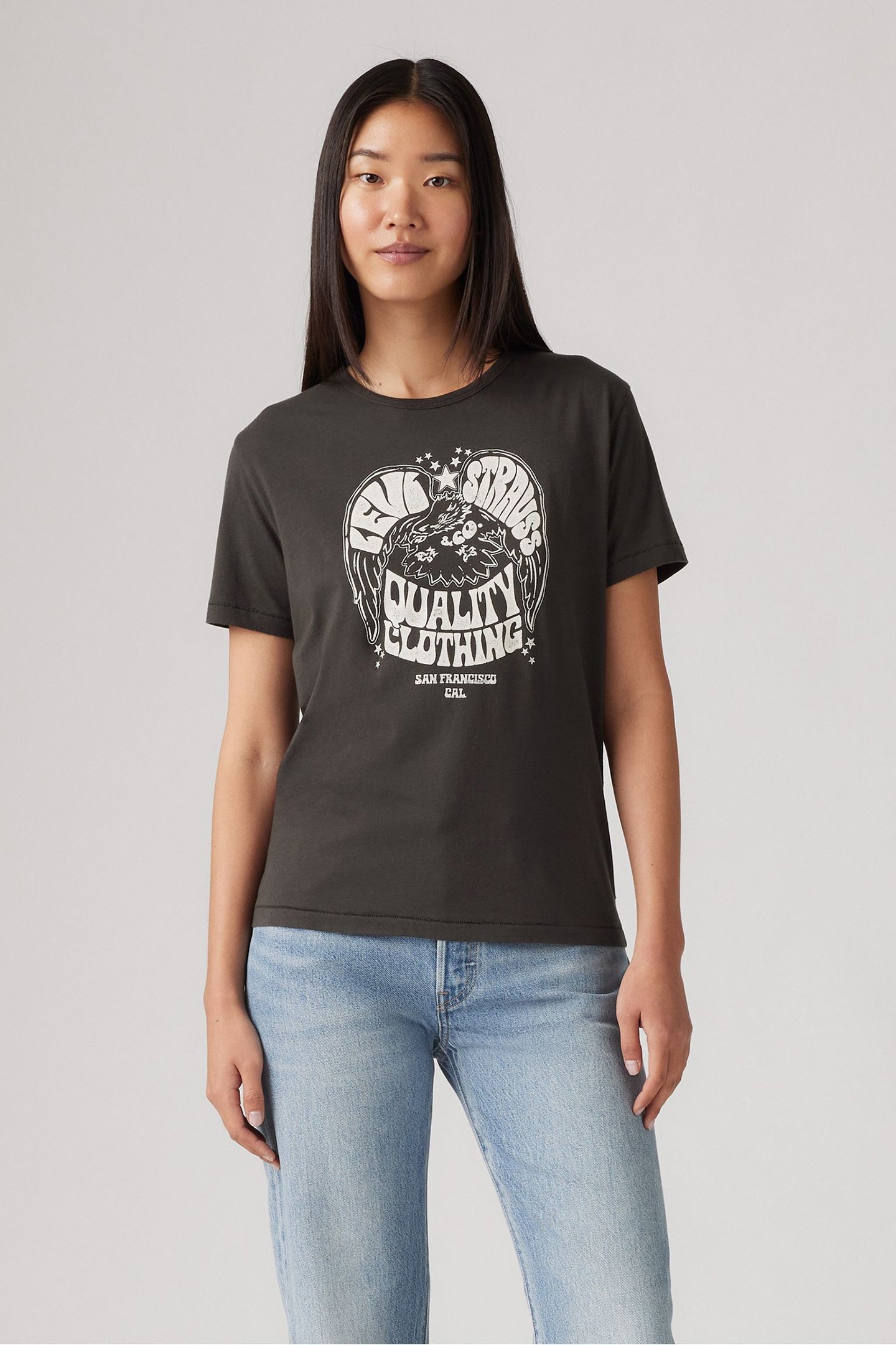 GRAPHIC ICONIC TEE EAGLE TEE PIRATE BLACK 1