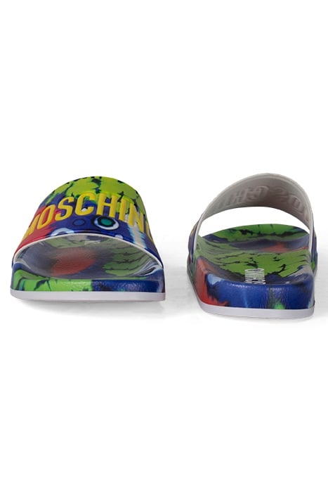 MULTICOLOR POOL SLIDES MULTICOLOR 2