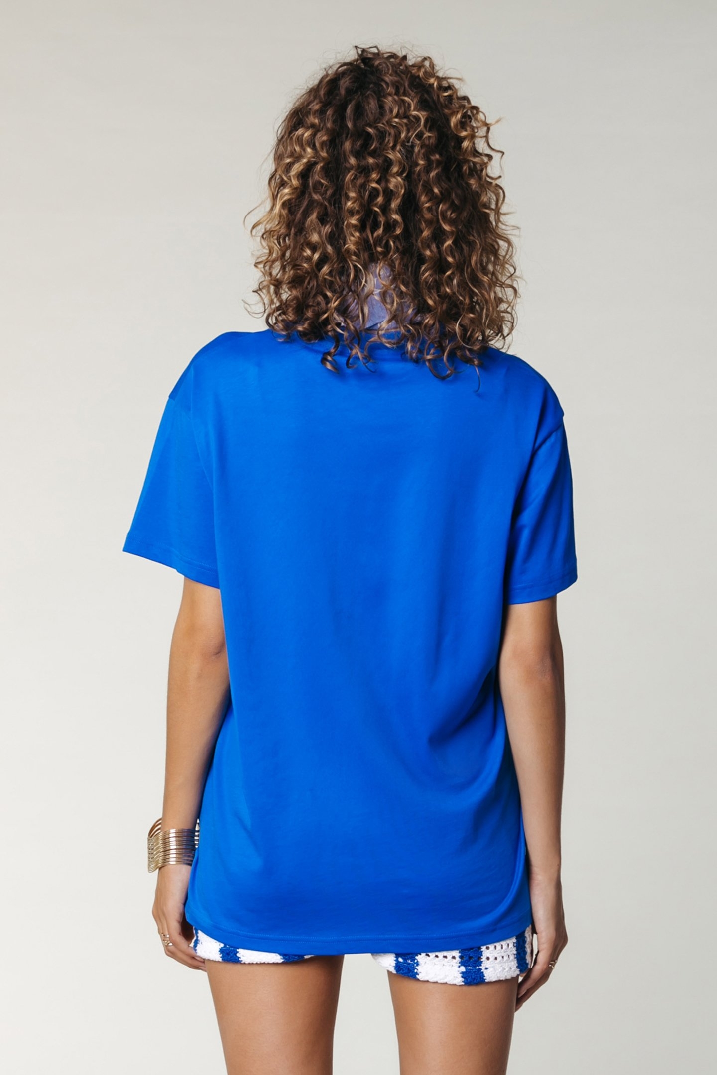 SUNGLASSES LOOSEFIT TEE BOLD BLUE 2