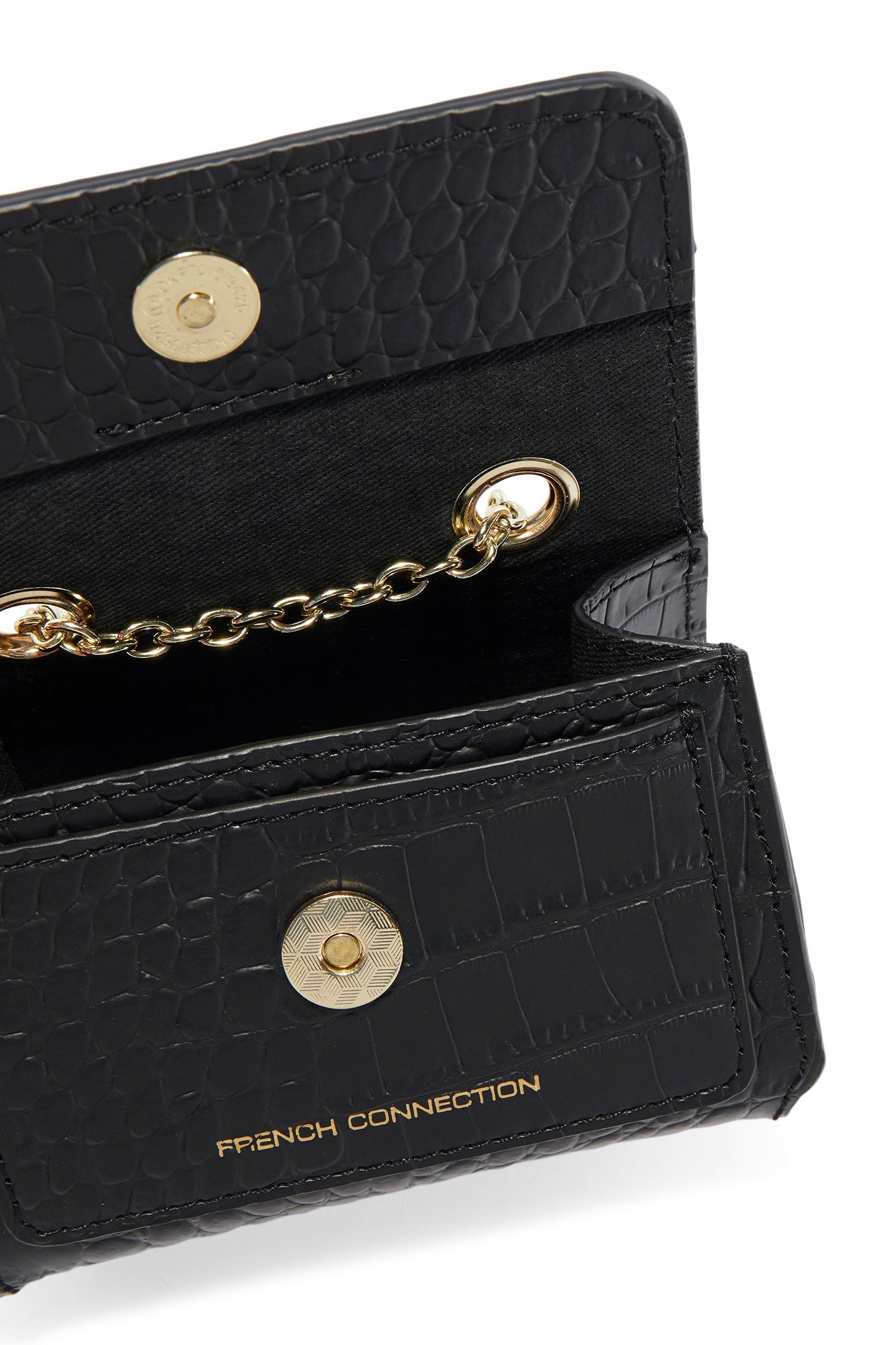 CROC OZZY MINI SHOULDER BAG BLACK 4