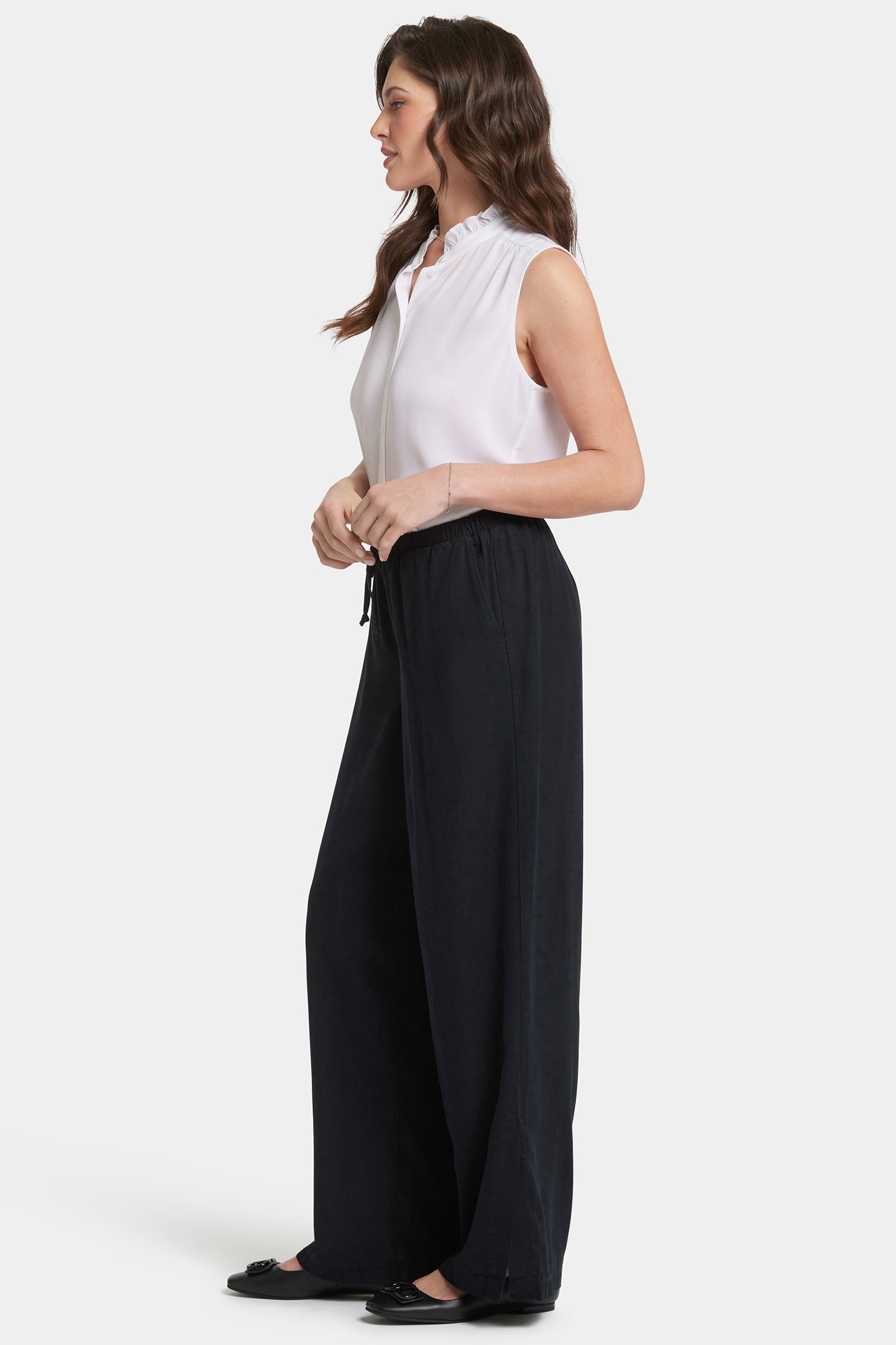 JAYNE PULL ON WIDE LEG OVERDYE BLACK 3