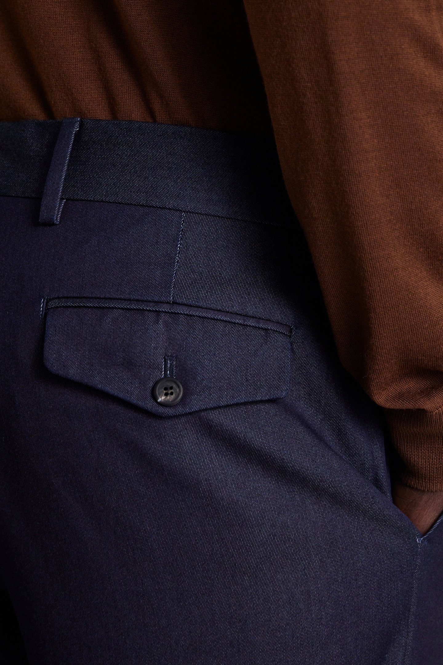 MENS TROUSER INDIGO 4