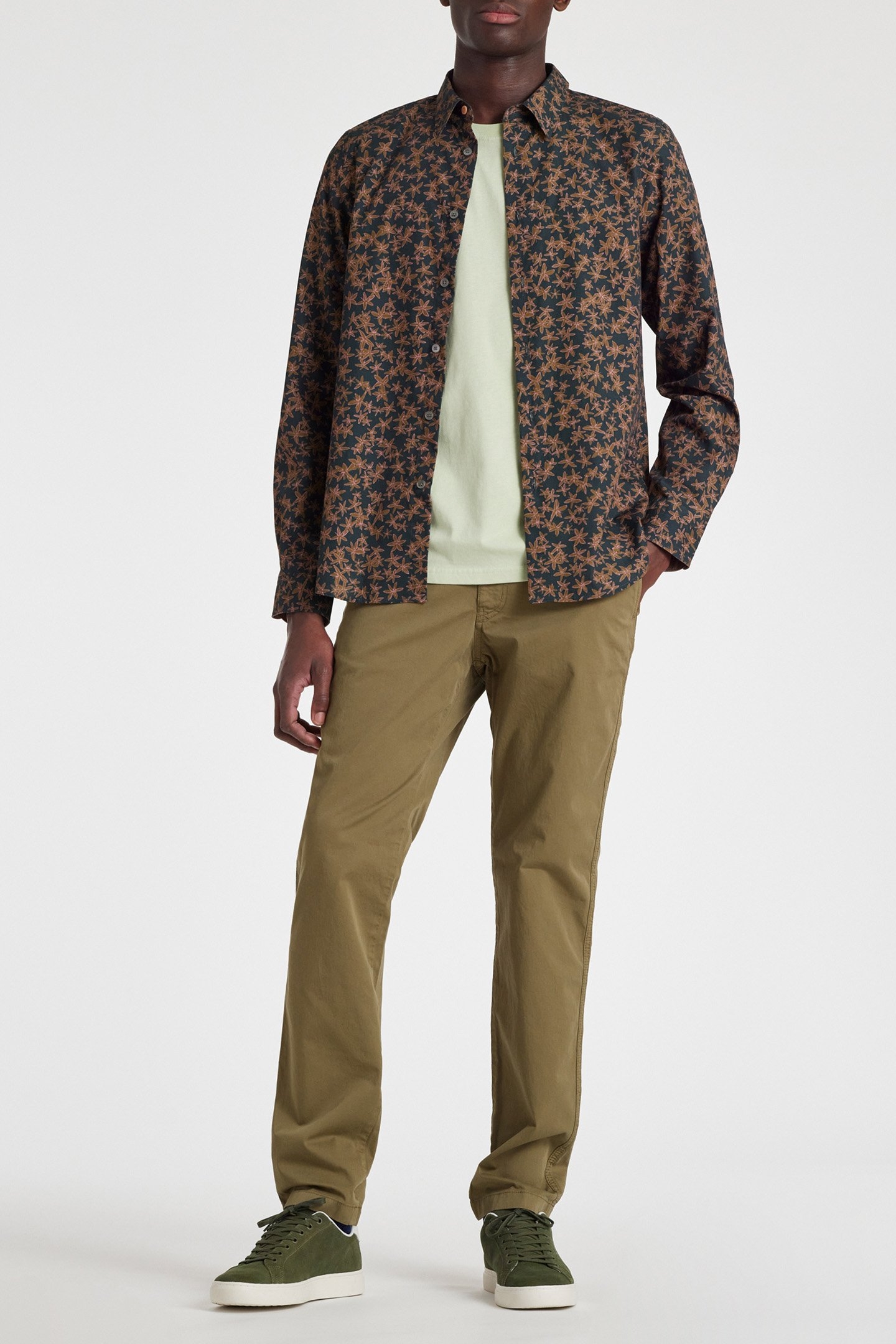 MENS SHIRT LS TAILORED FIT INDIGO 3