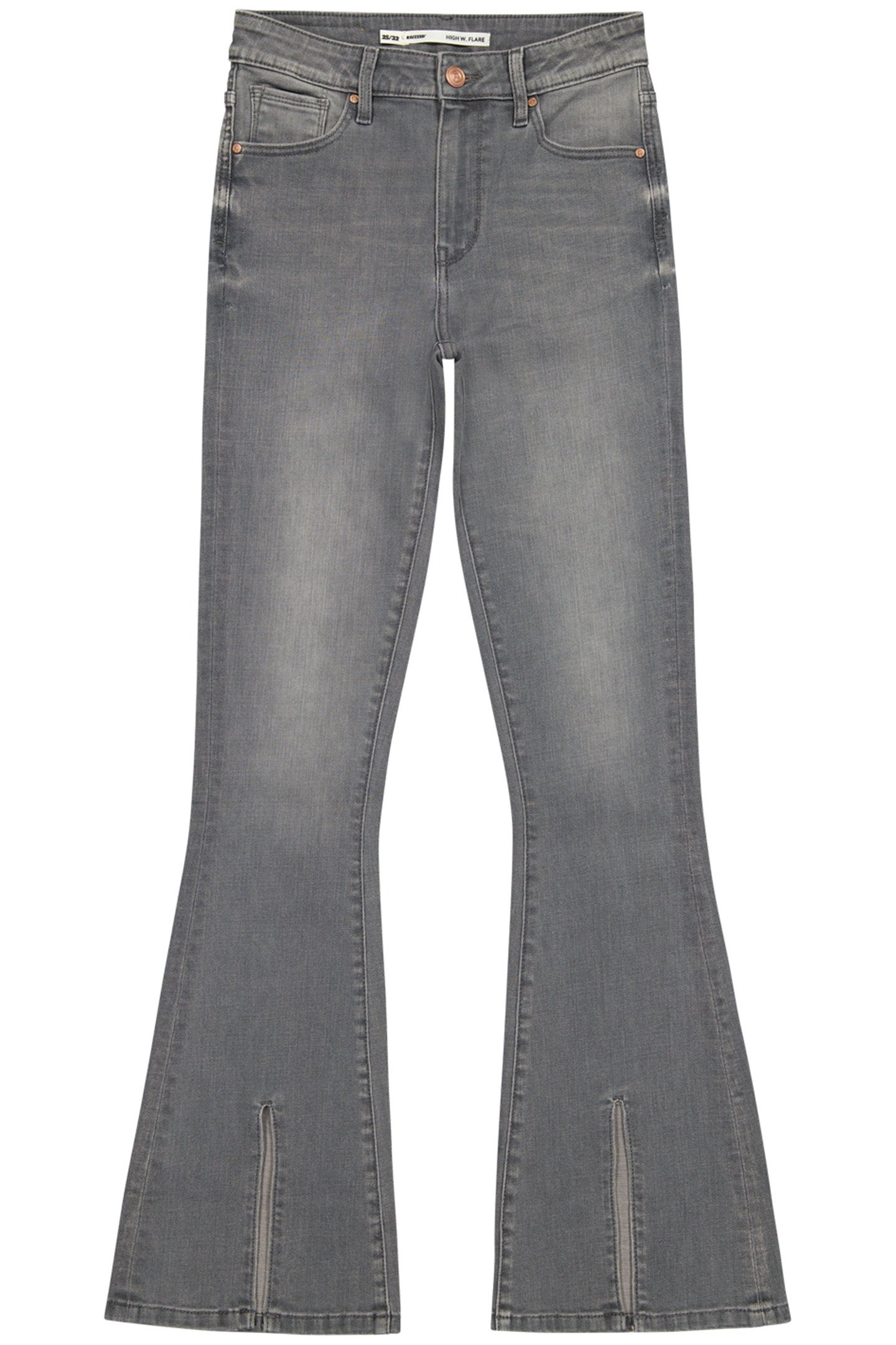 SUNRISE SPLIT JEANS MID GREY STONE 1