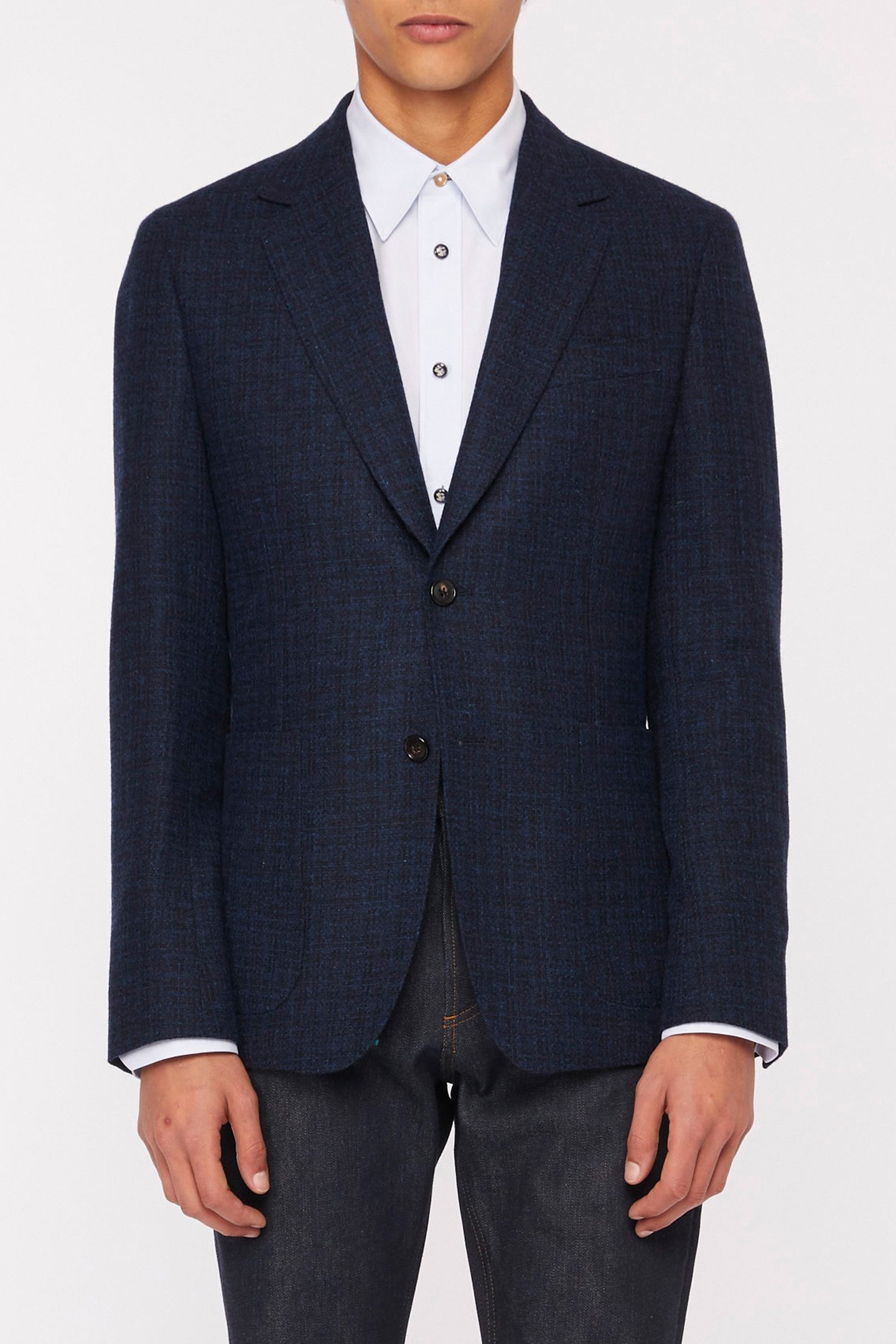 GENTS 2 BTN JACKET COBALT BLUE 1