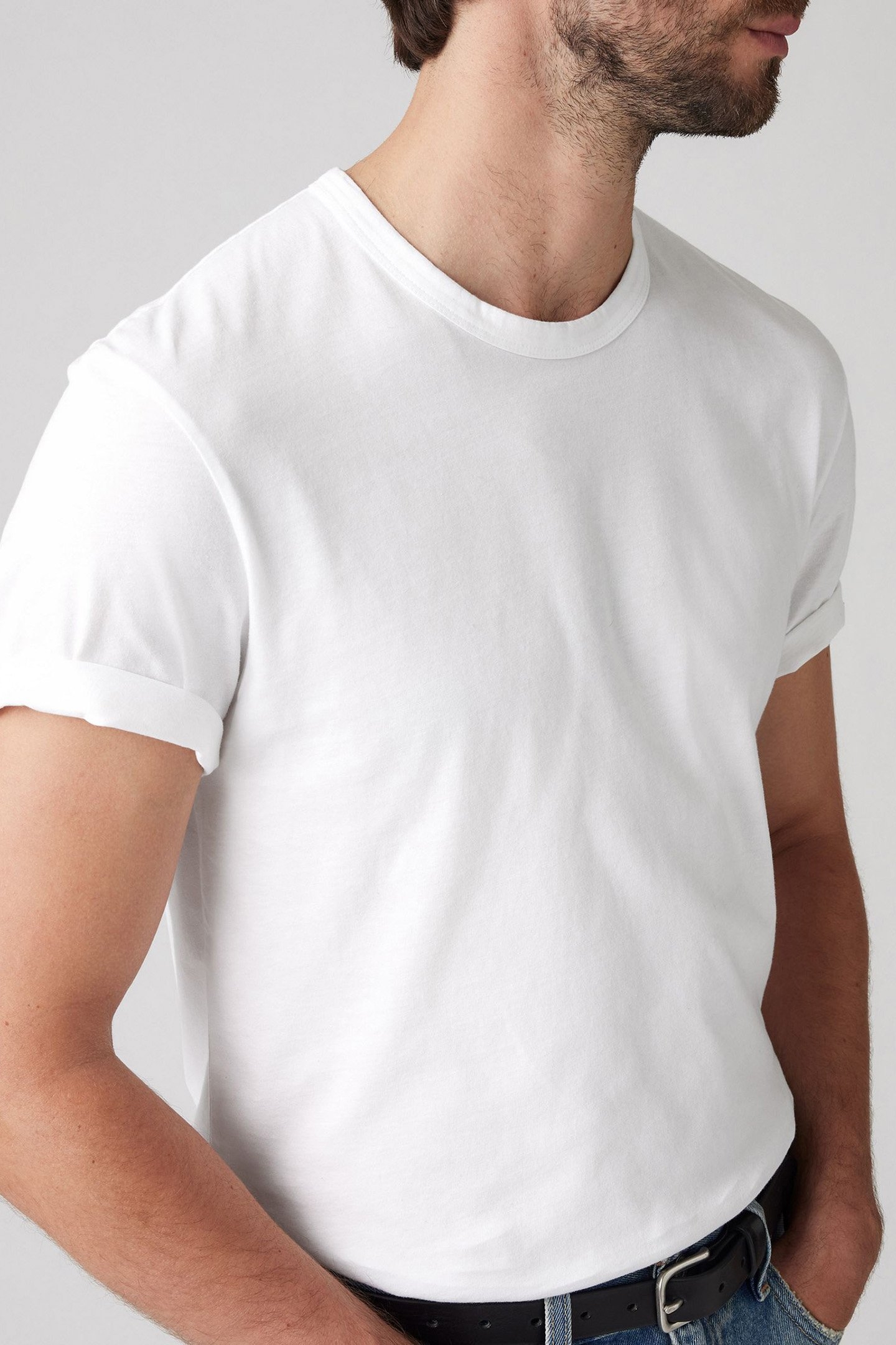 PREMIUM SLIM FIT TEE WHITE 5