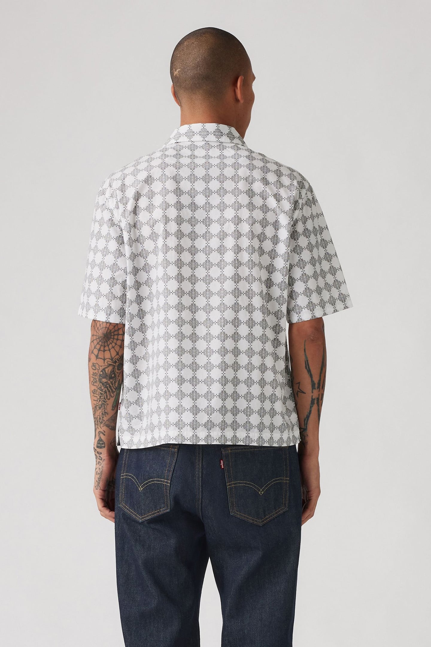 SS TOWNES BOXY SHIRT REFLECT GEO PHANTOM 2