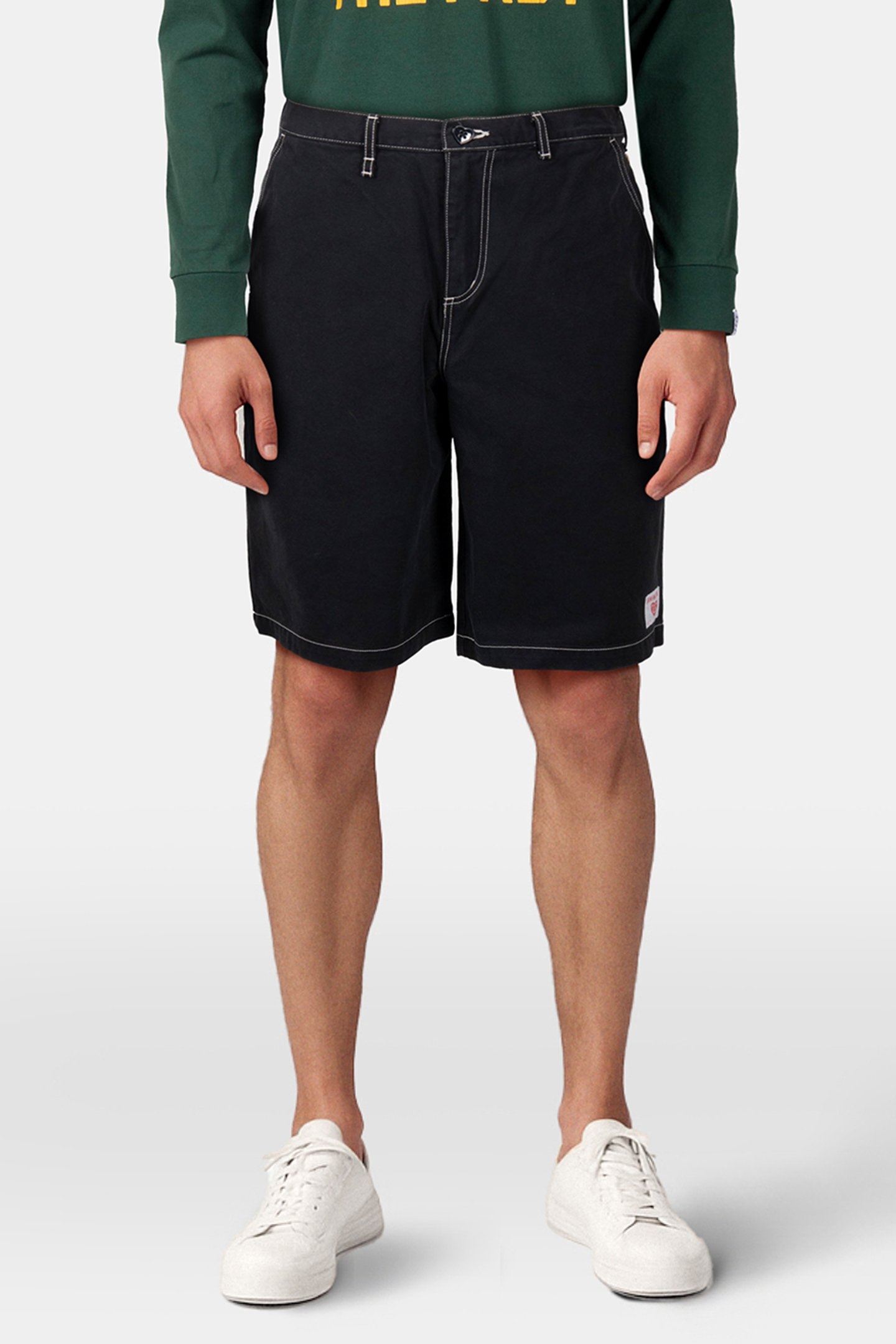 HUMAN MADE – BAGGY SHORTS BLACK 1