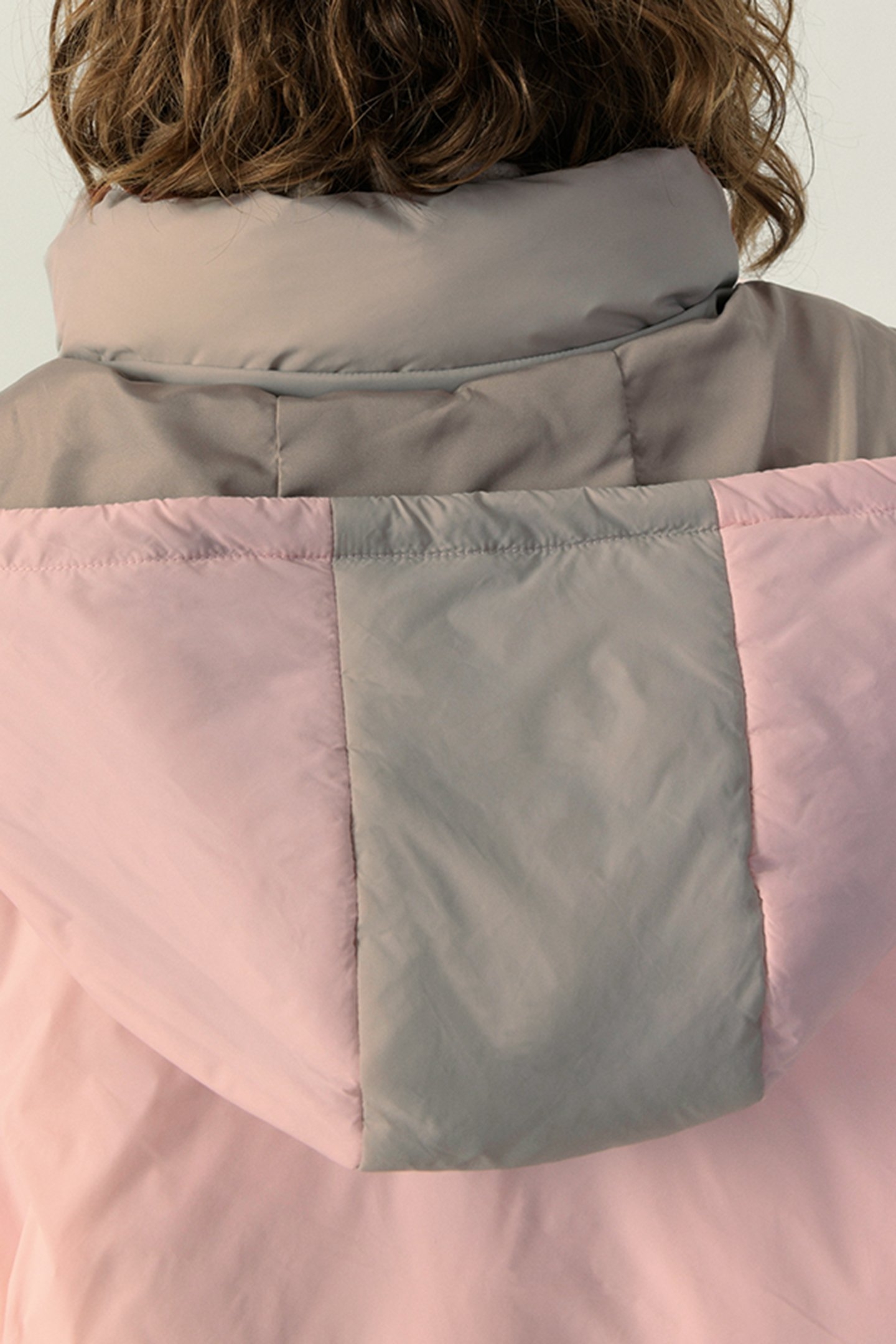 KOLBAY COAT TRICOLORE NUDE 5