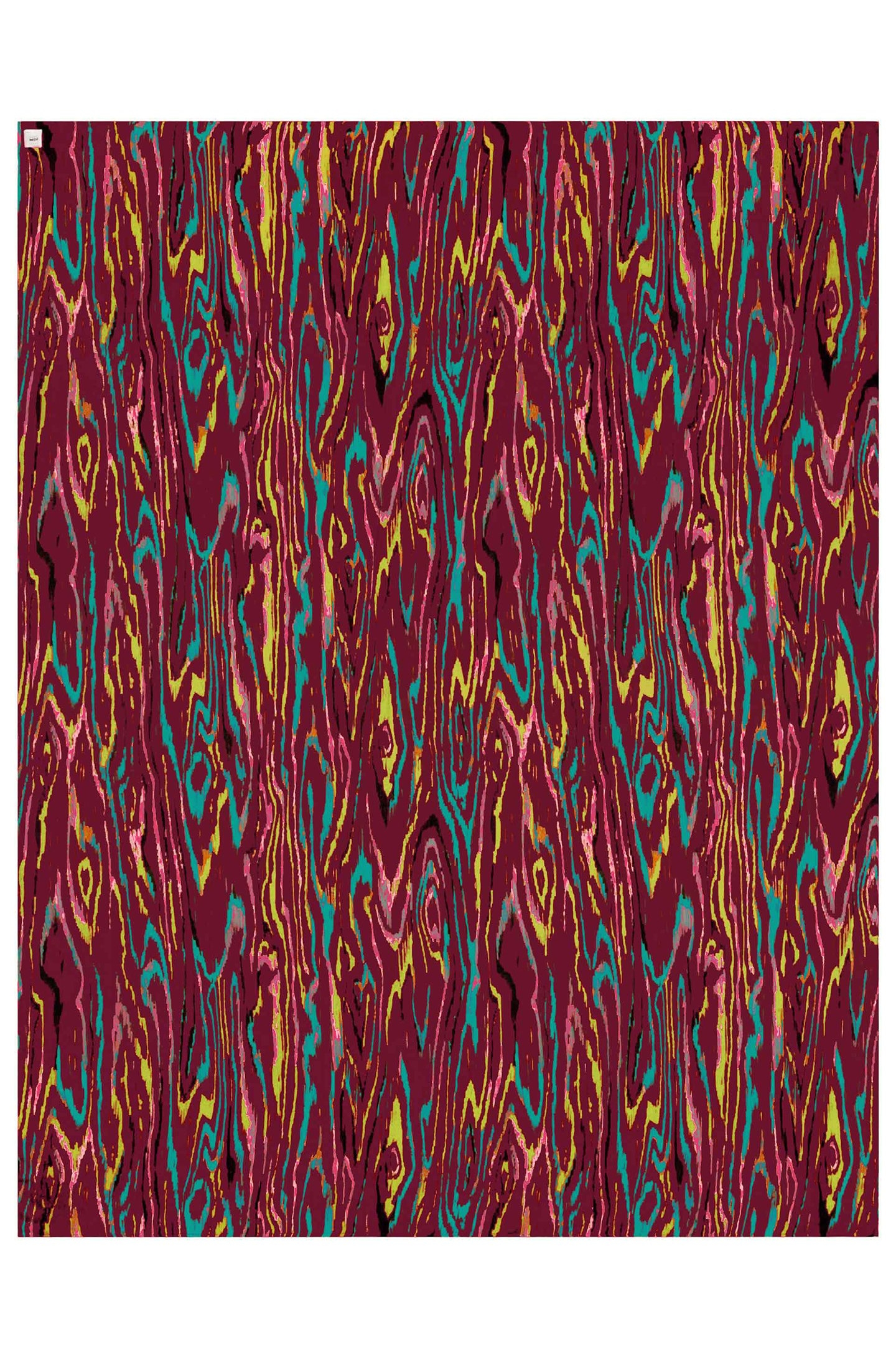 SHAWL - WOODY BURGUNDY RED 1