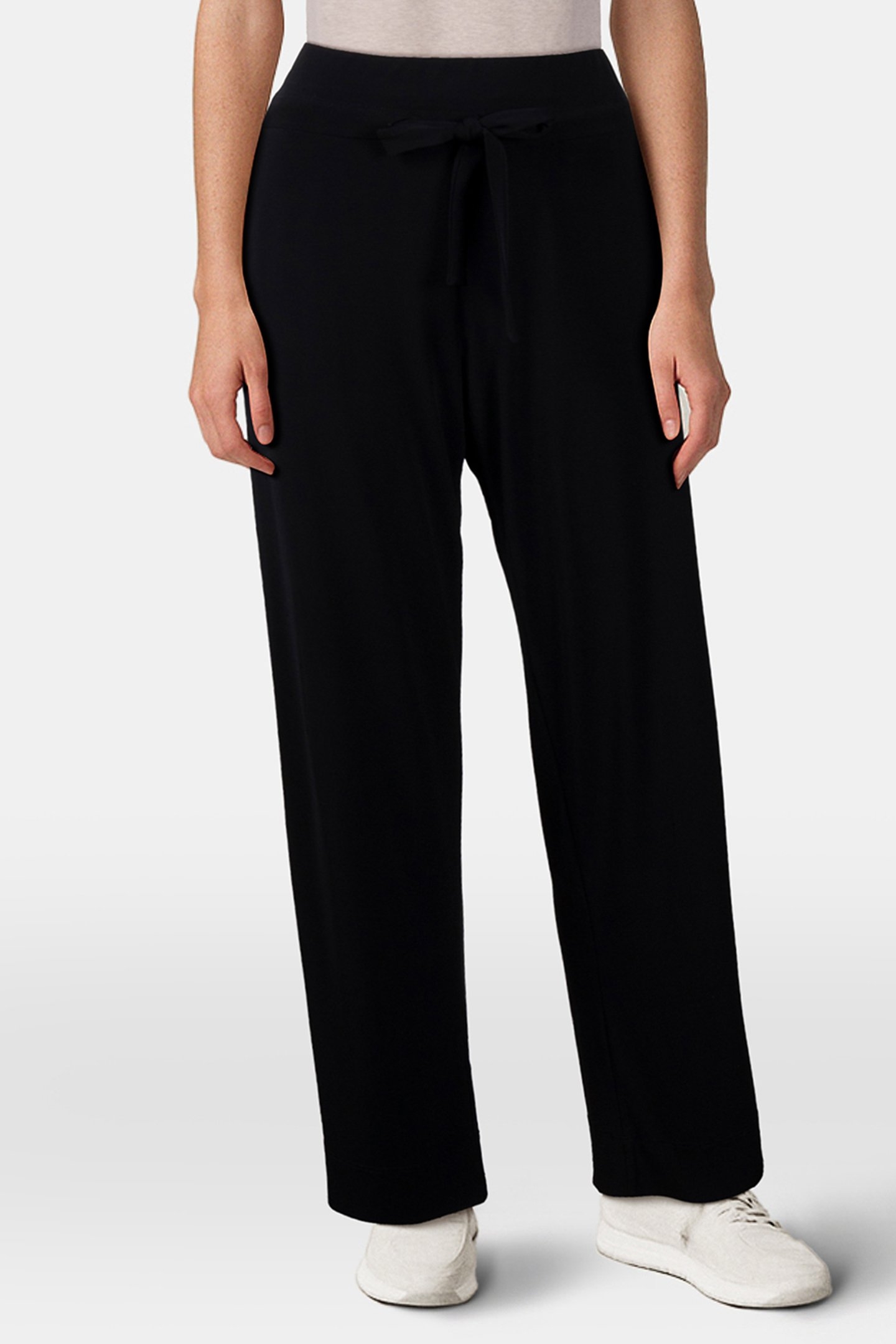 CHINO WIDE LEG BLACK 1