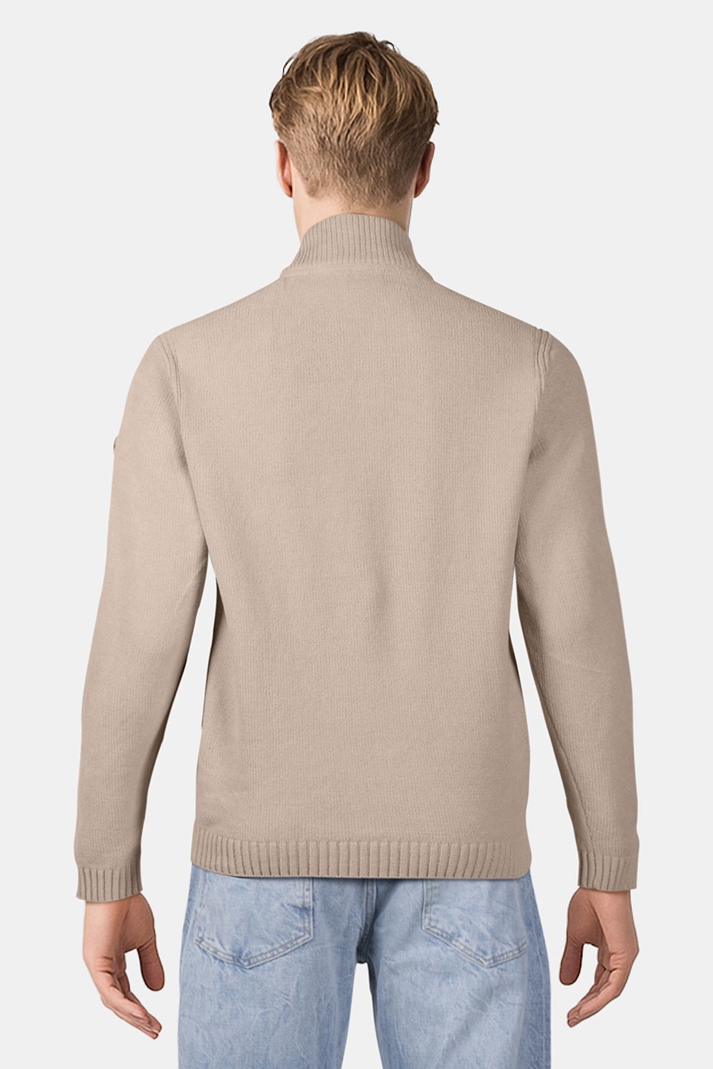 PULLOVER HALF ZIPPER CHENILLE CEMENT 2