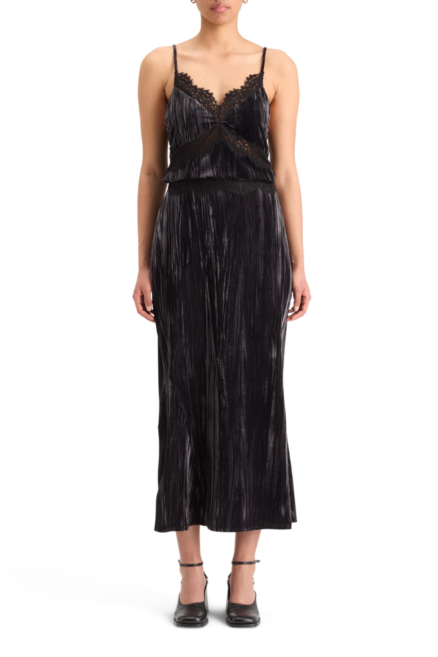 VELVET TANK TOP EVENING BLACK 3