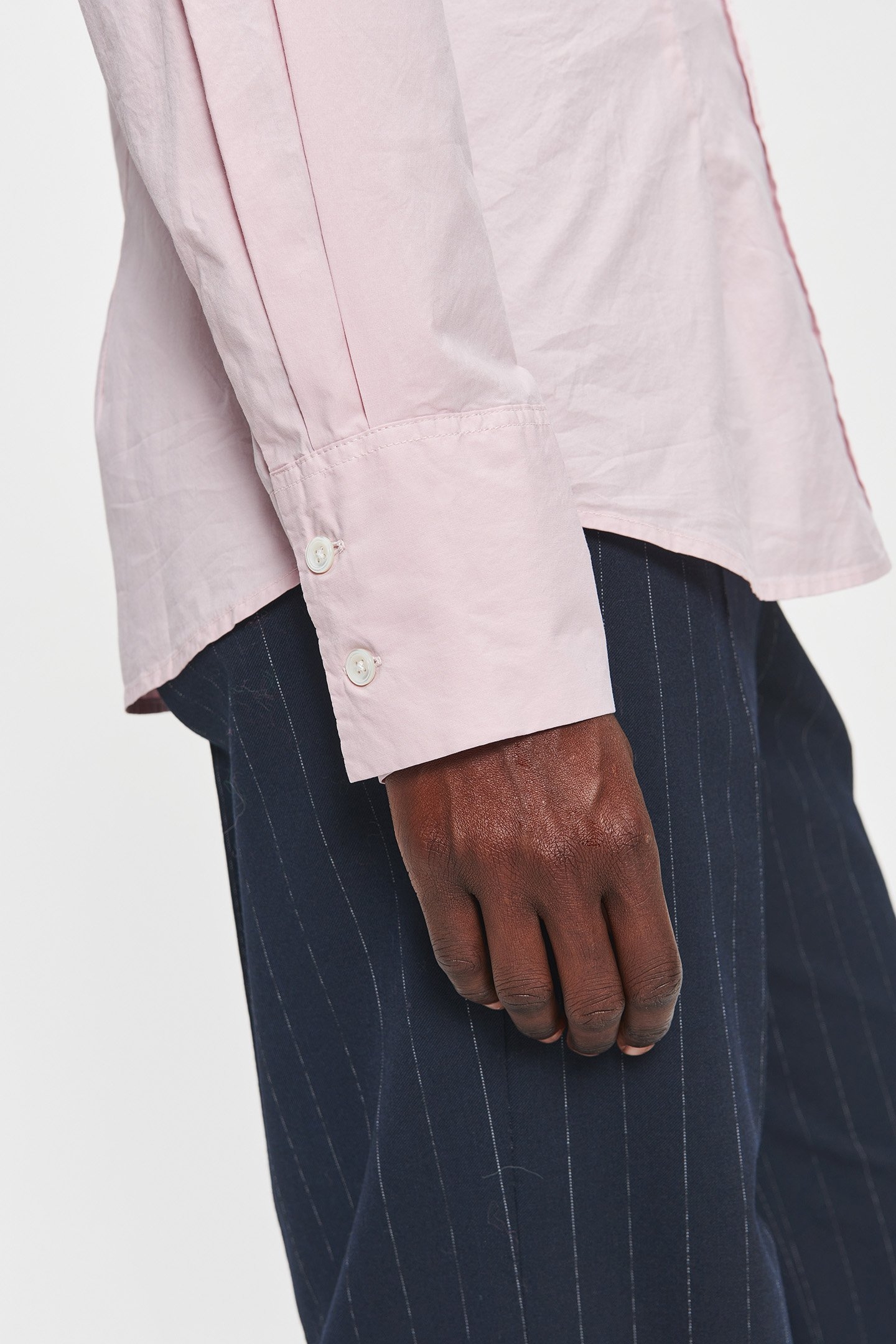 ORG COTTON FITTED SHIRT BLUSH 6