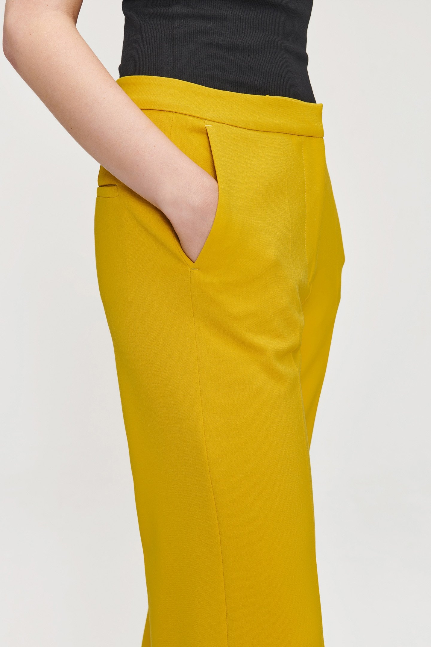 RELAXED FLARED PANTS TURMERIC 5