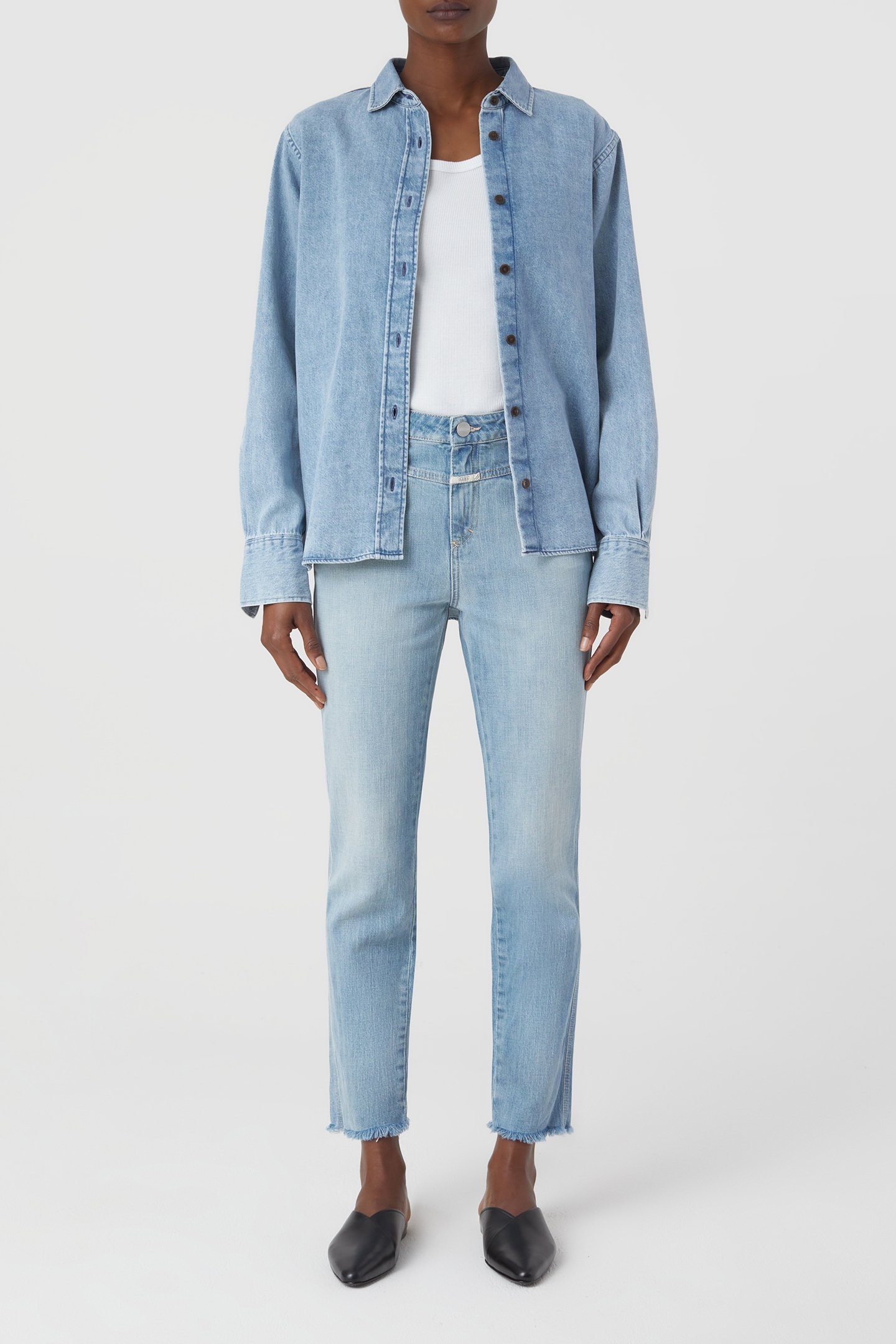 SKINNY PUSHER JEANS LIGHT BLUE 3