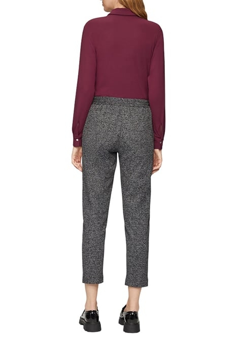 S.OLIVER PANTS 7/8 GREY/BLACK 3