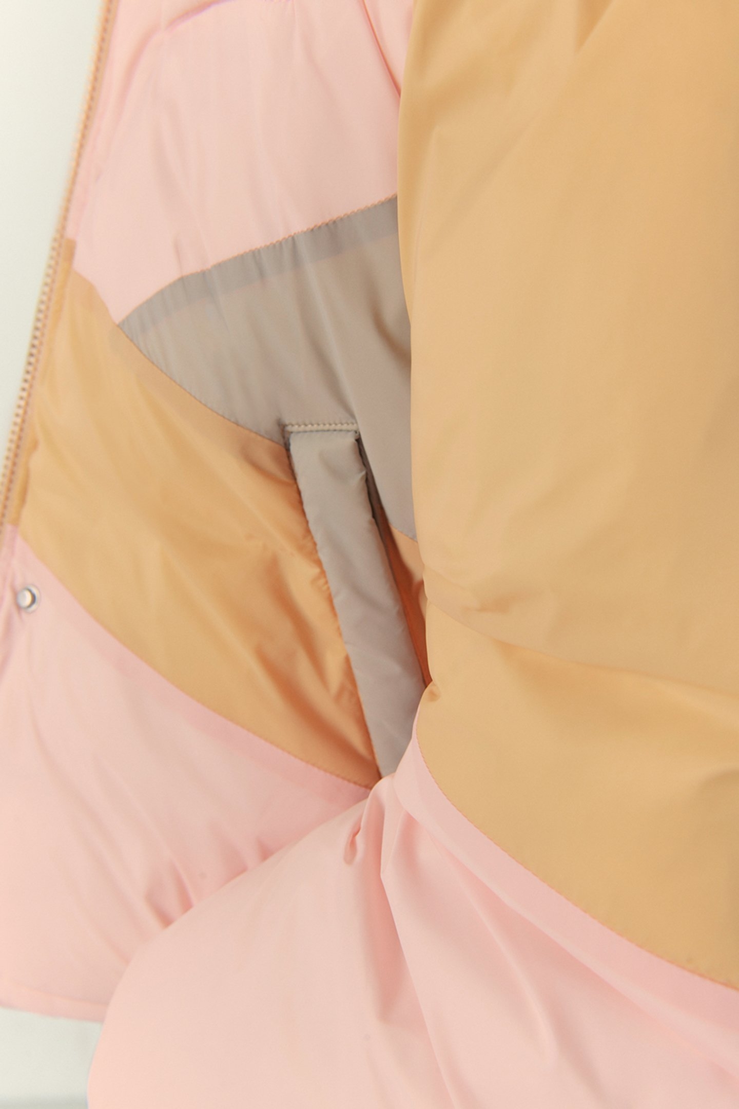 KOLBAY COAT TRICOLORE NUDE 6