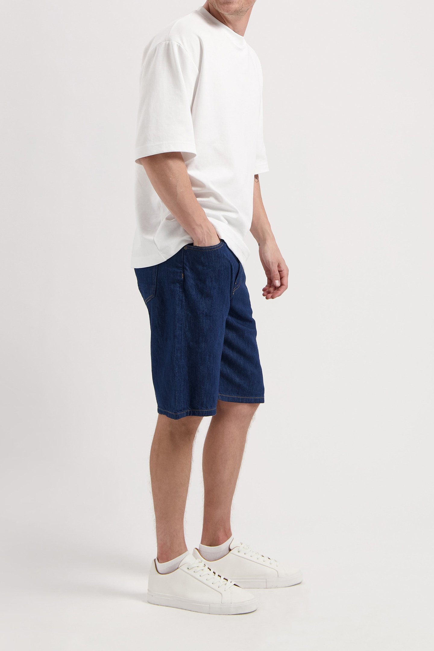 JAMES DENIM SHORT - STONE INDIGO STONE INDIGO 5
