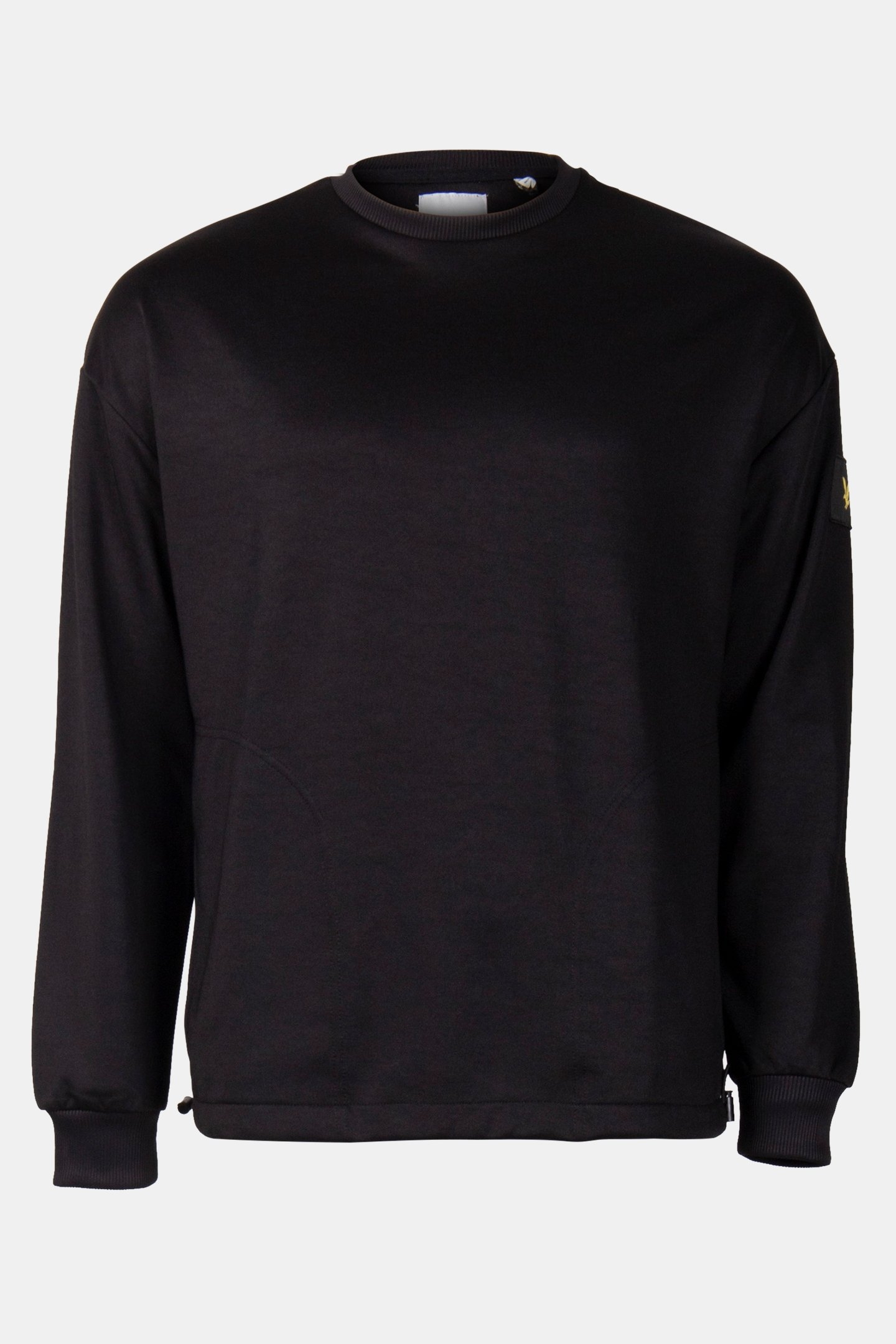 GATHERED SWEATSHIRT JET BLACK 3