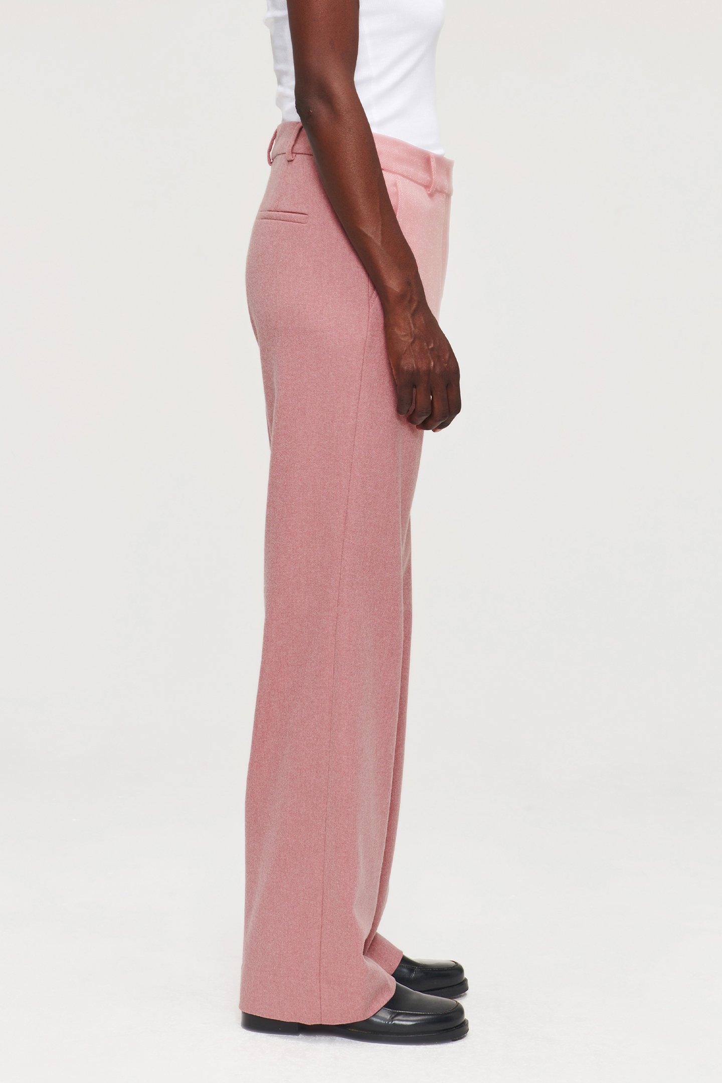 RELAXED FLANNEL PANTS CASHMERE ROSE 6