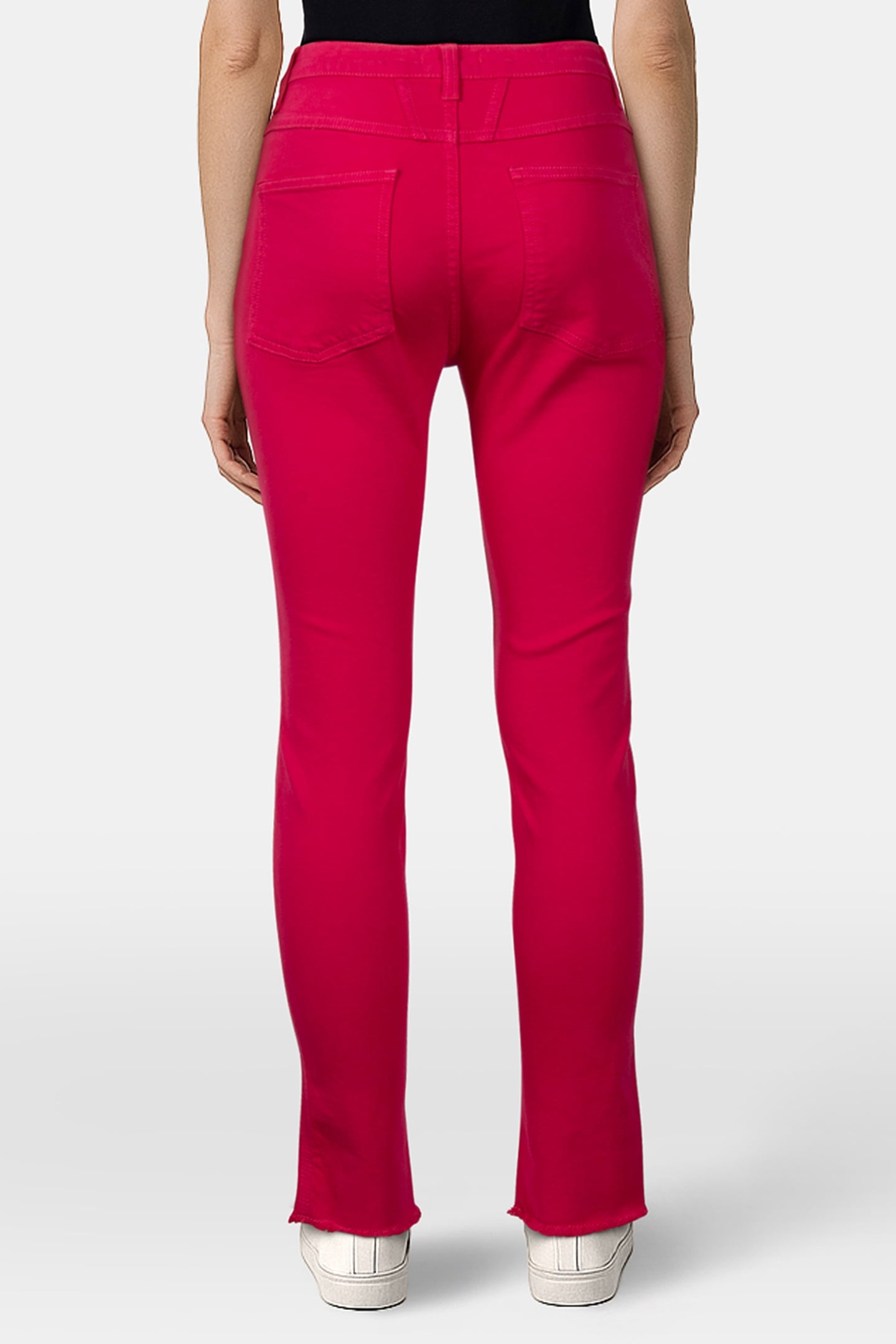 SKINNY PUSHER JEANS RASPERRY PINK 2