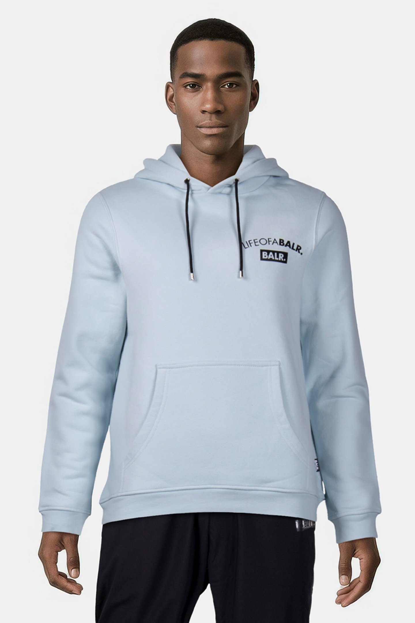 OLAF STRAIGHT HOODIE LOAB SCREEN BABY BLUE 1