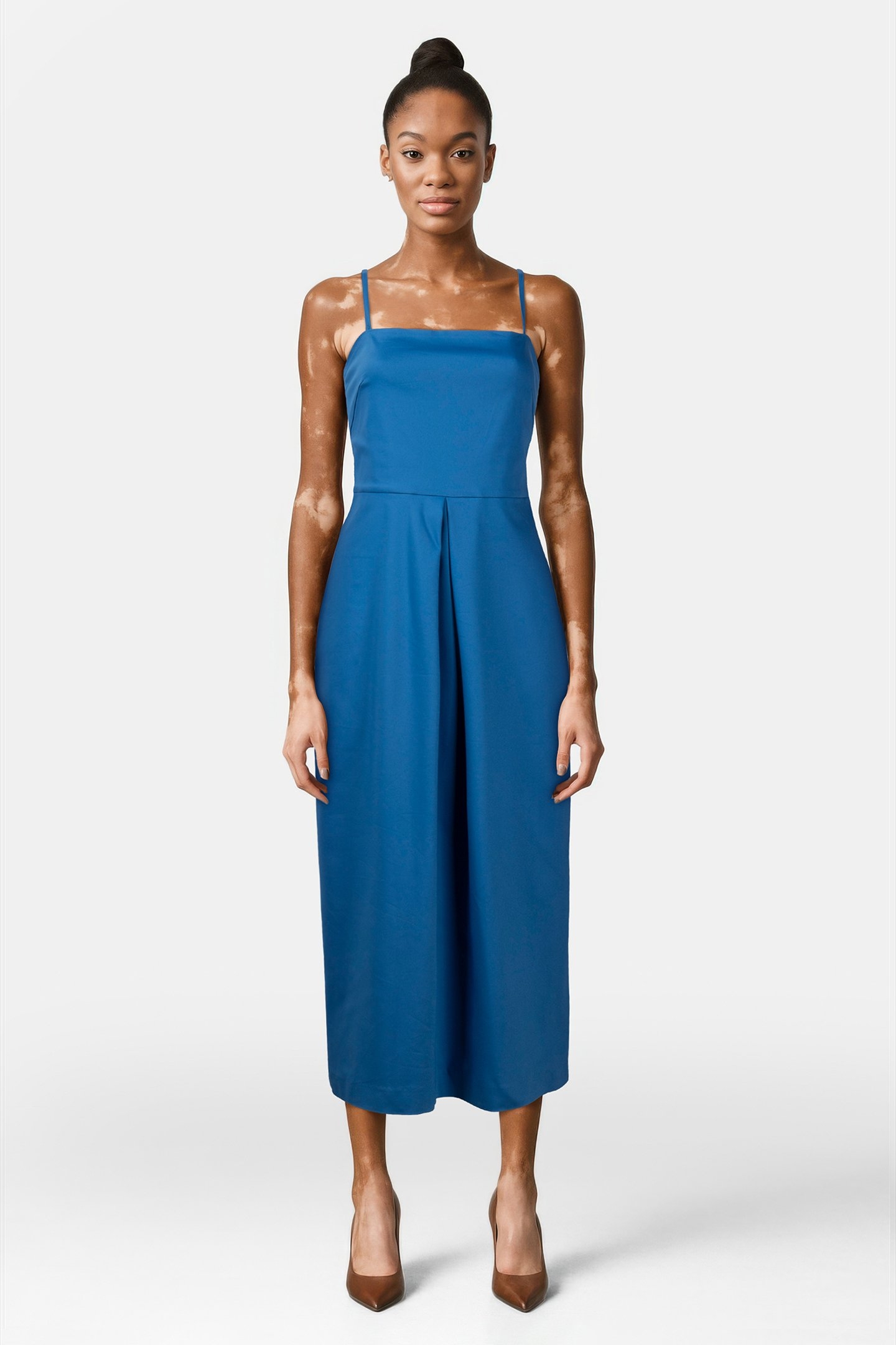 STRAPLESS DRESS DEEP WATER 1