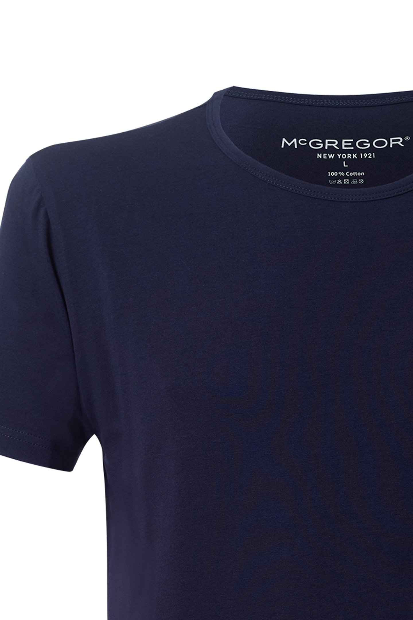 MCGREGOR - PREMIUM STRETCH T-SHIRT - O-NECK - 4-PACK NAVY 4