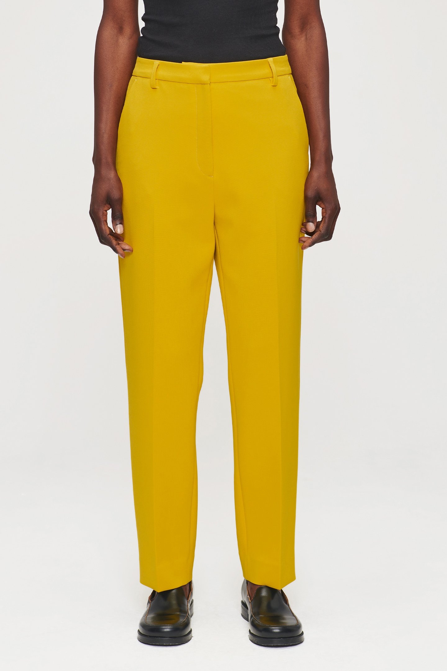 CROPPED CLASSIC PANTS TURMERIC 1