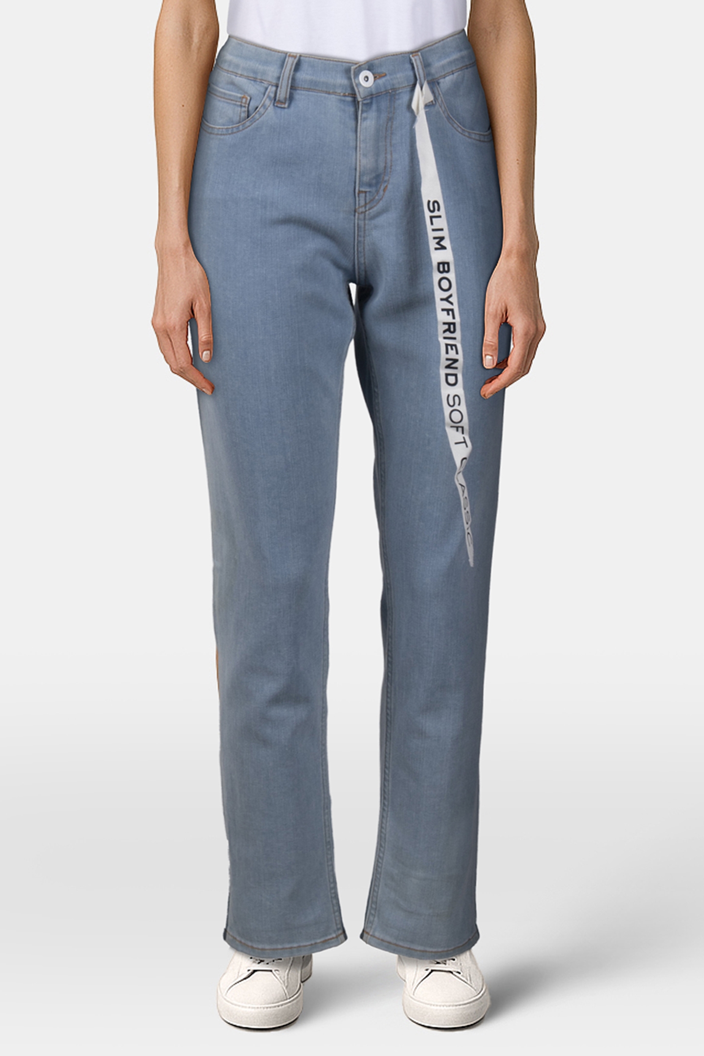 PANTS THE SLIM BOYFRIEND USED DENIM 1