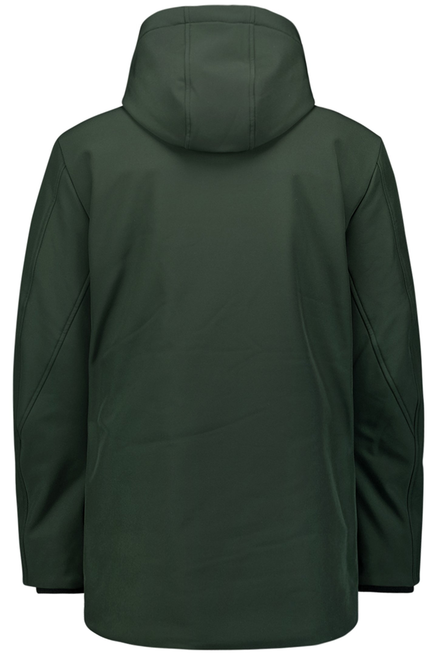 JACKET MEDIUM LONG FIT HOODED SOFTSHELL STRETCH DARK MOSS 6