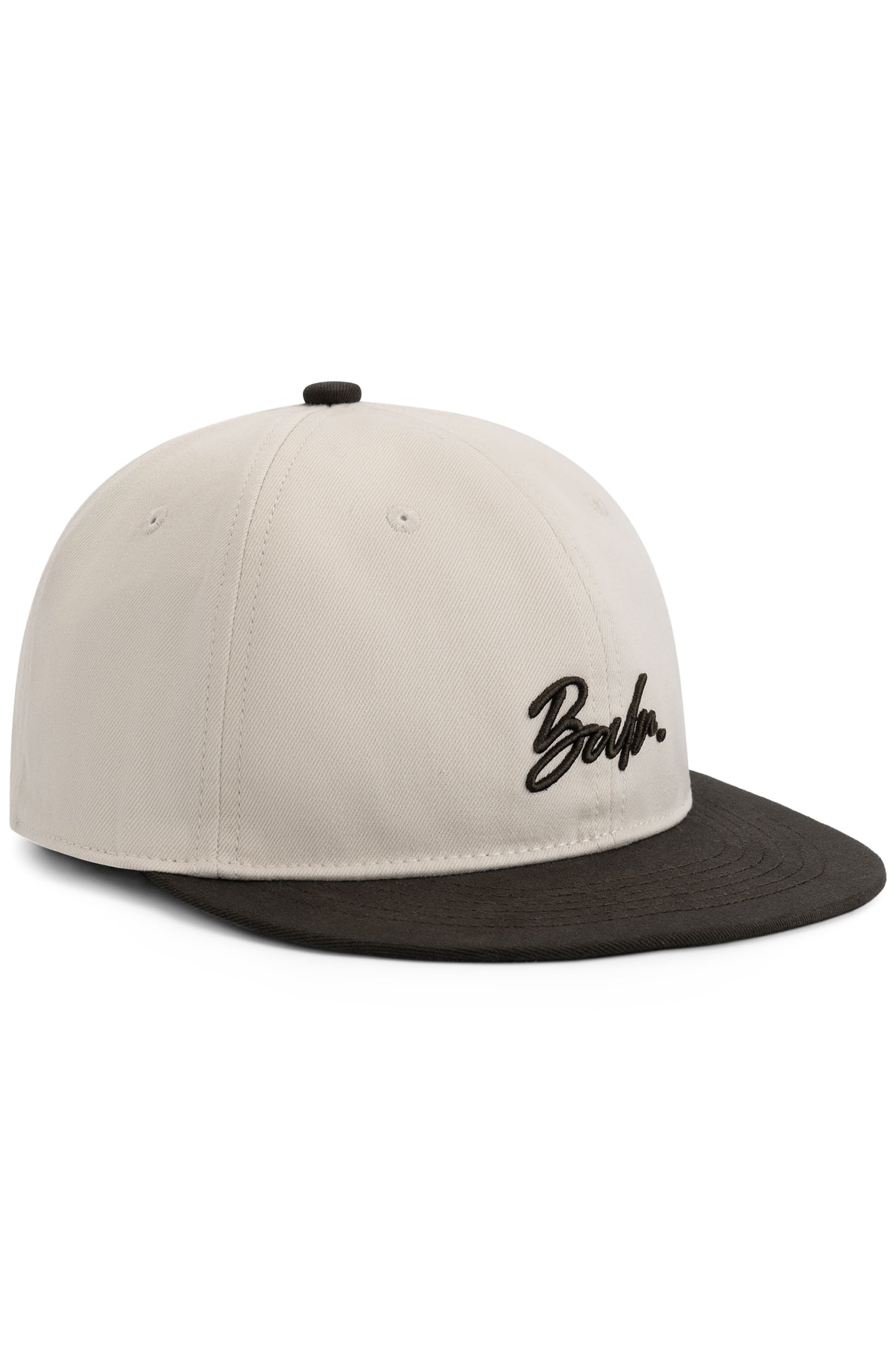 IDENTITY SCRIPT BASEBALL CAP DEEP BROWN 1