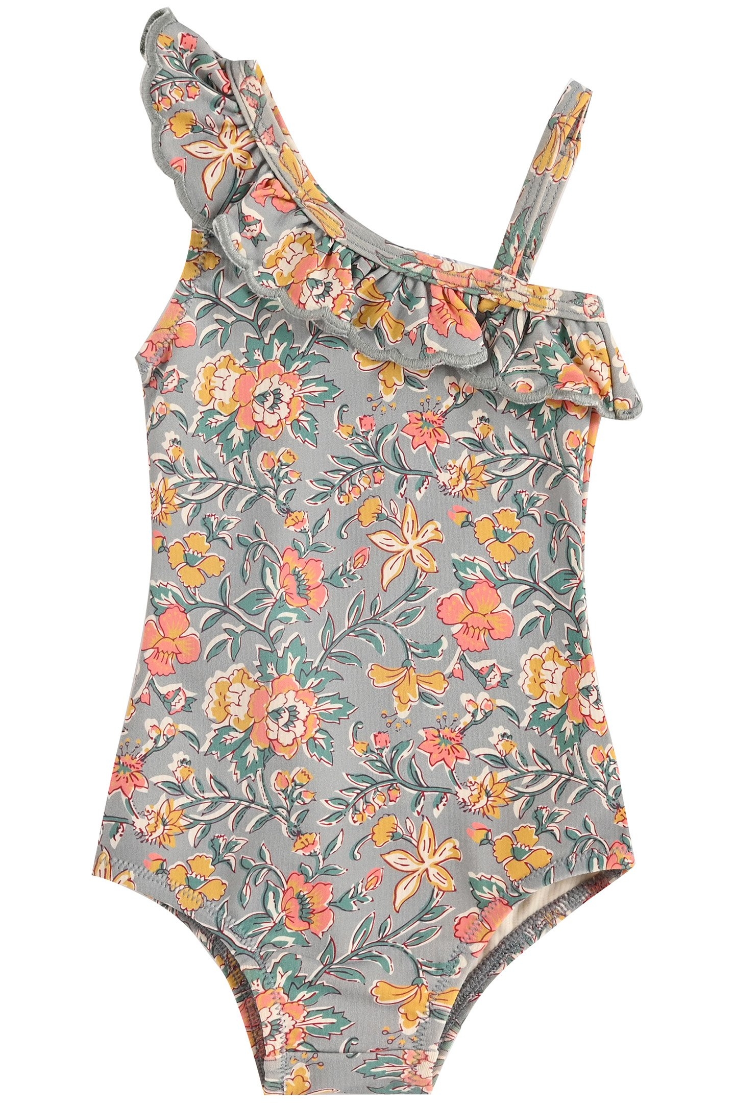 BATHING SUIT AUDREY WATER FLOWERS 1