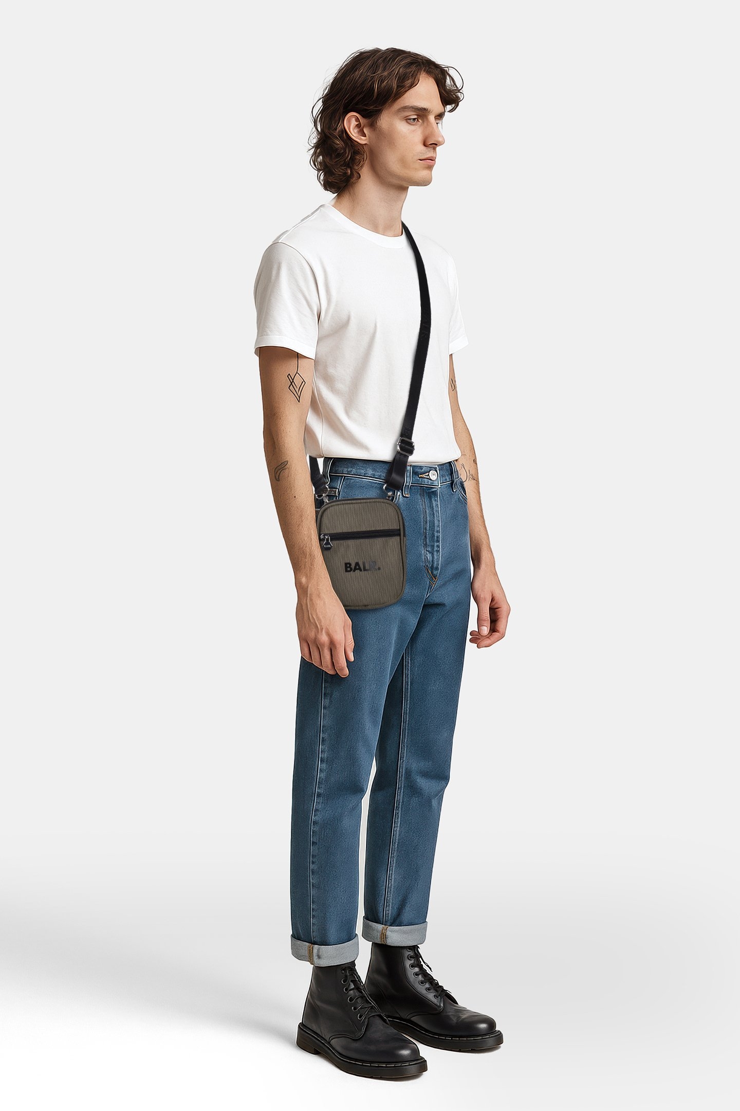 UNISEX U-SERIES SMALL CROSS BODY BAG SPHAGNUM 1