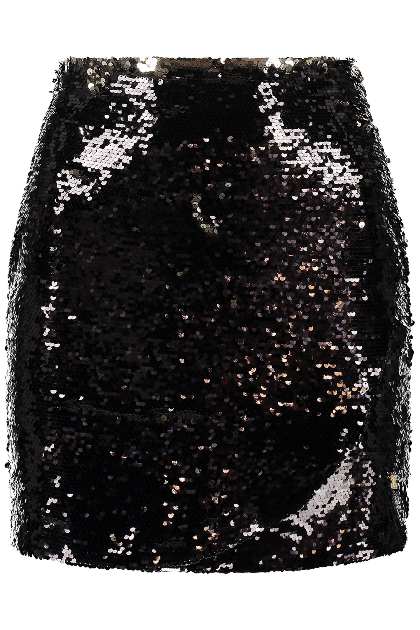 SEQUIN SKIRT BLACK GOLD 2