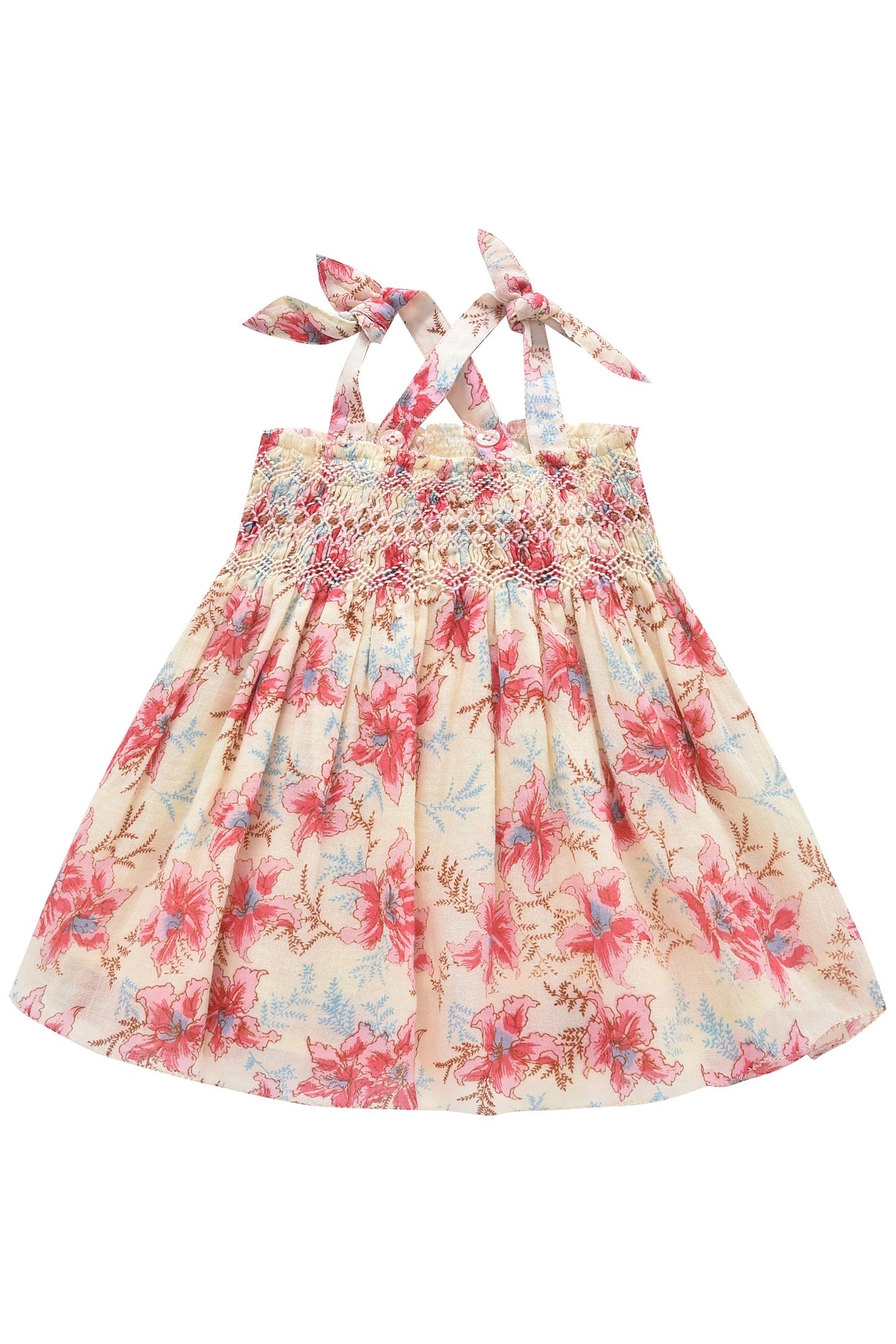 DRESS MARCELINE RASPBERRY FLOWERS 2